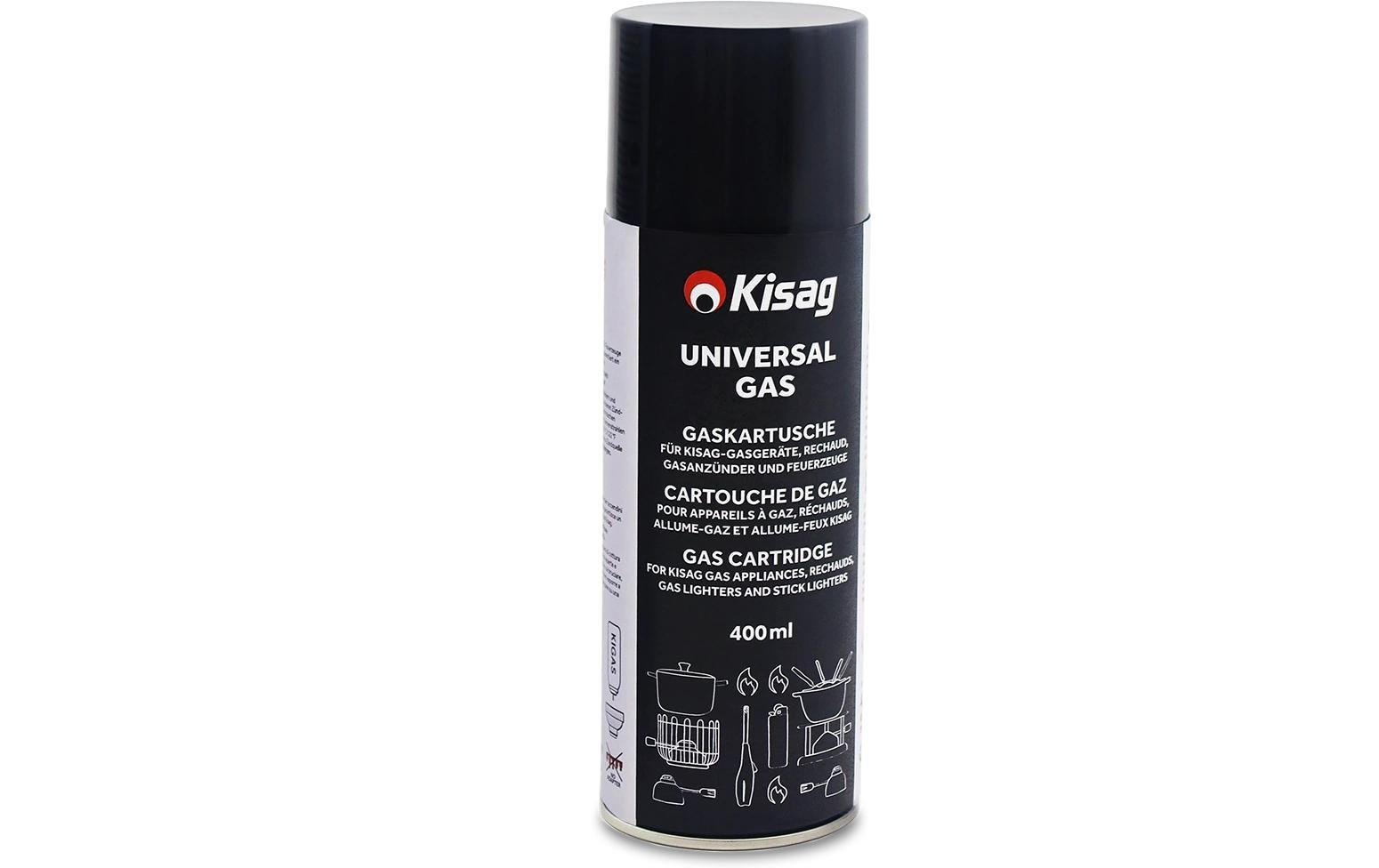 Kisag Gaskartusche Nachfülldose 400 ml