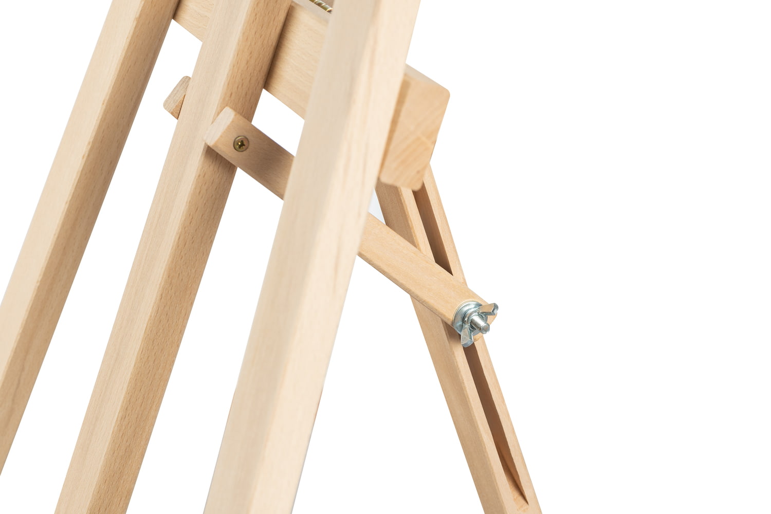 Staffelei aus Holz - natur