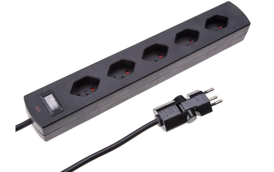 Max Hauri Steckdosenleiste Safety-Line 5x T13 – Steckerleiste von Max Hauri