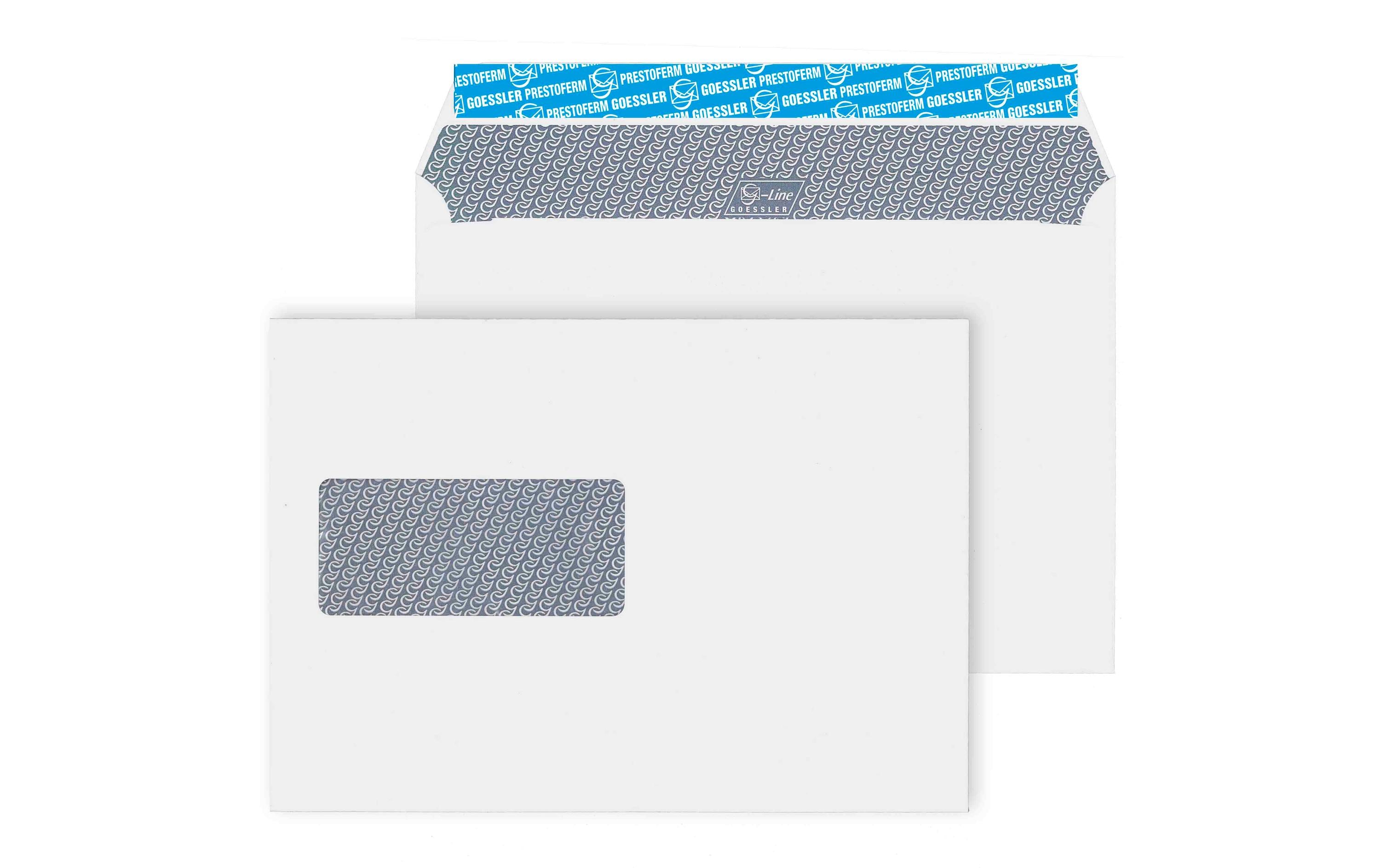 Goessler Couvert G-Line C5 mit Fenster links, 500 Stück – Couvert von Goessler