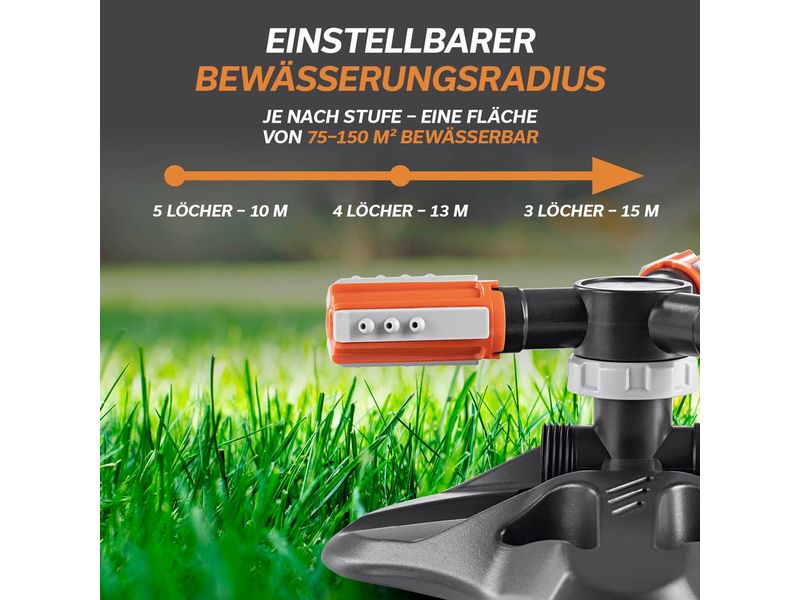 EASYmaxx Gartensprinkler rotierend 2er-Set
