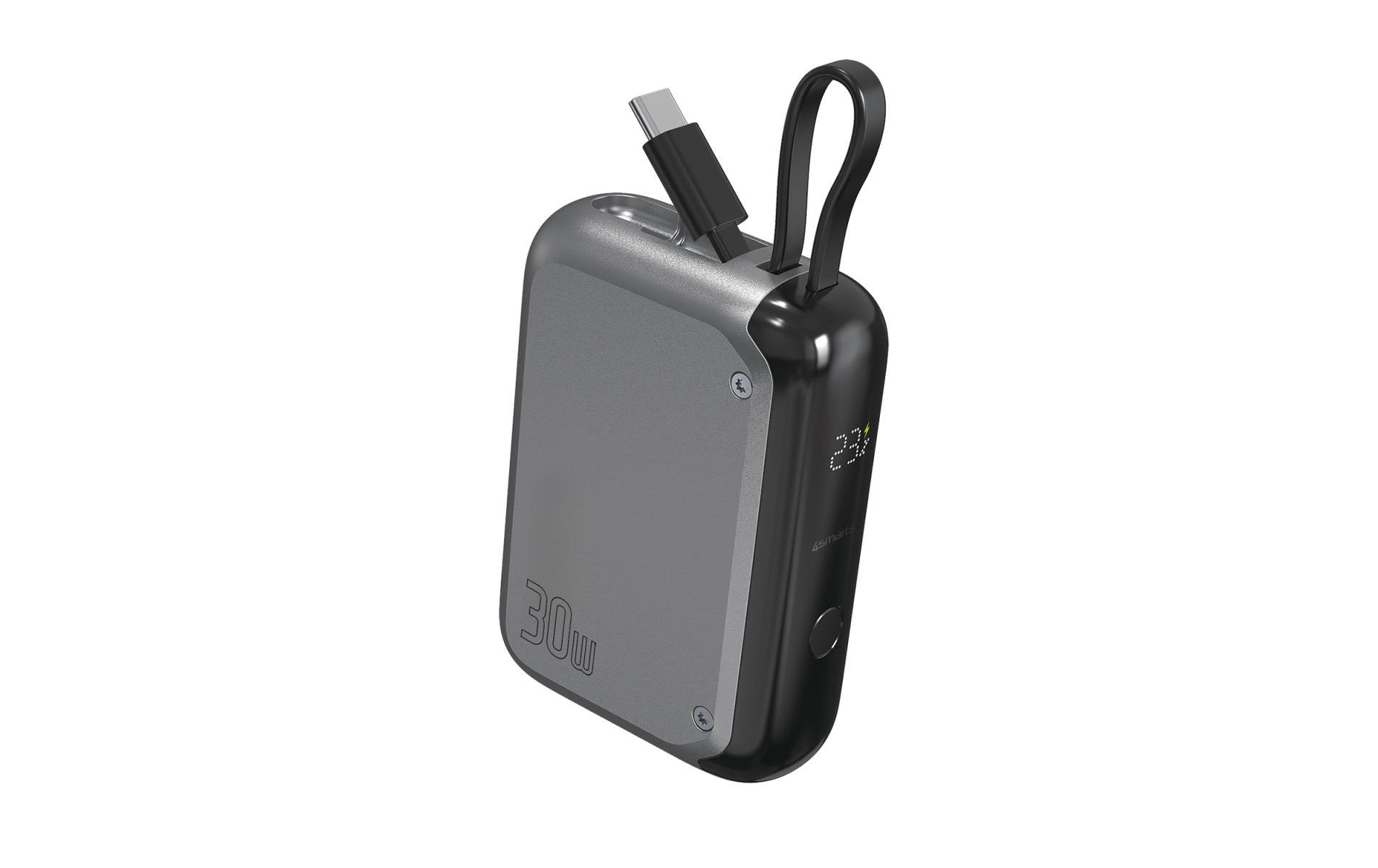 4smarts Powerbank Pocket 10000 mAh, Spacegrau