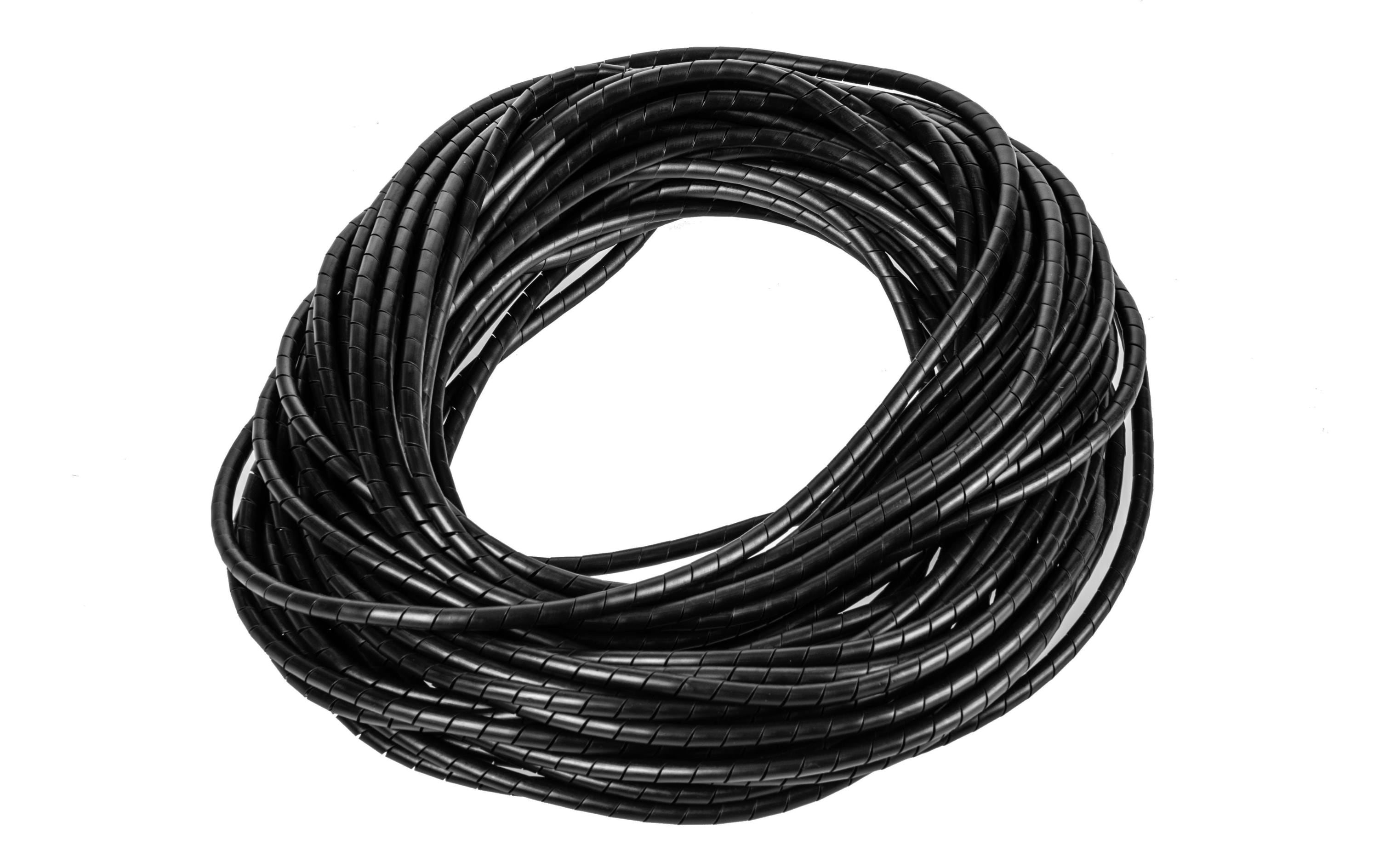 Plica Spiroschlauch 25 m x 6 mm Schwarz