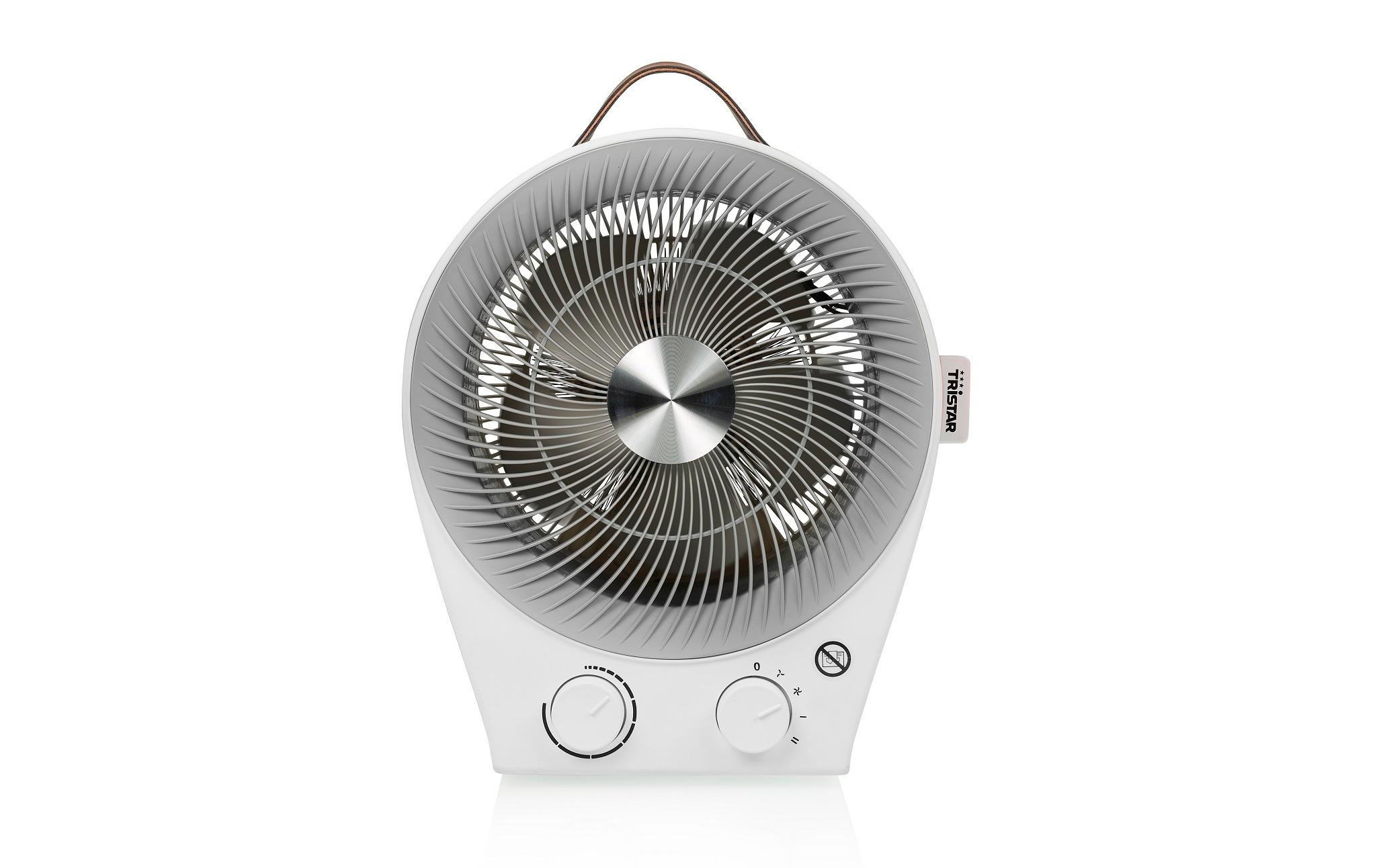 Tristar KA-5140 – kompakter Heizlüfter 2-in-1 mit Kaltluftstufe für Räume bis 25 m², in Weiss