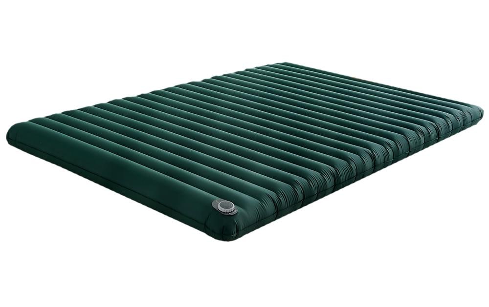 Aerogogo Camping Matte Grün Double – Luft-Doppelmatte mit integrierter Akkupumpe fürs Camping
