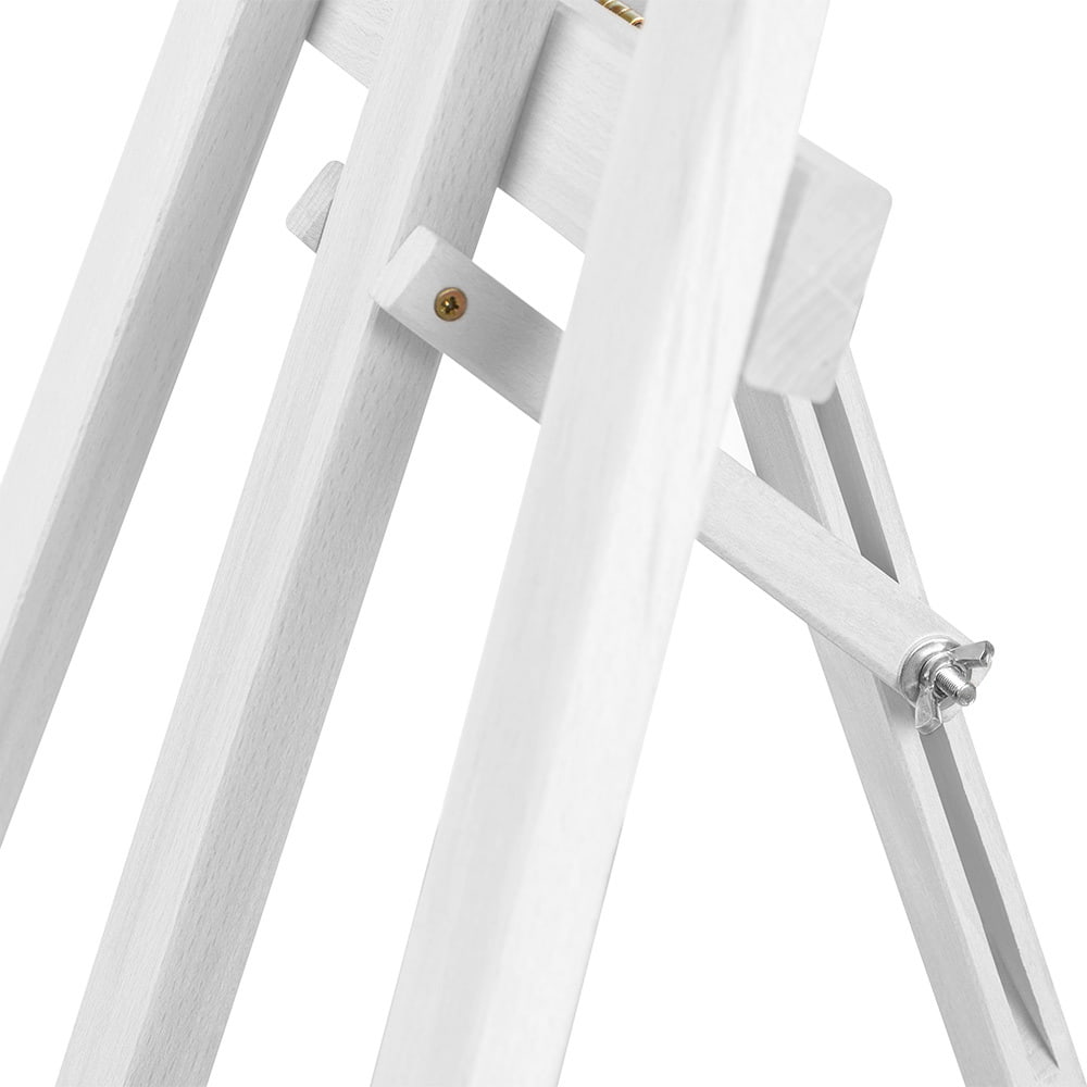 Staffelei aus Holz - weiss