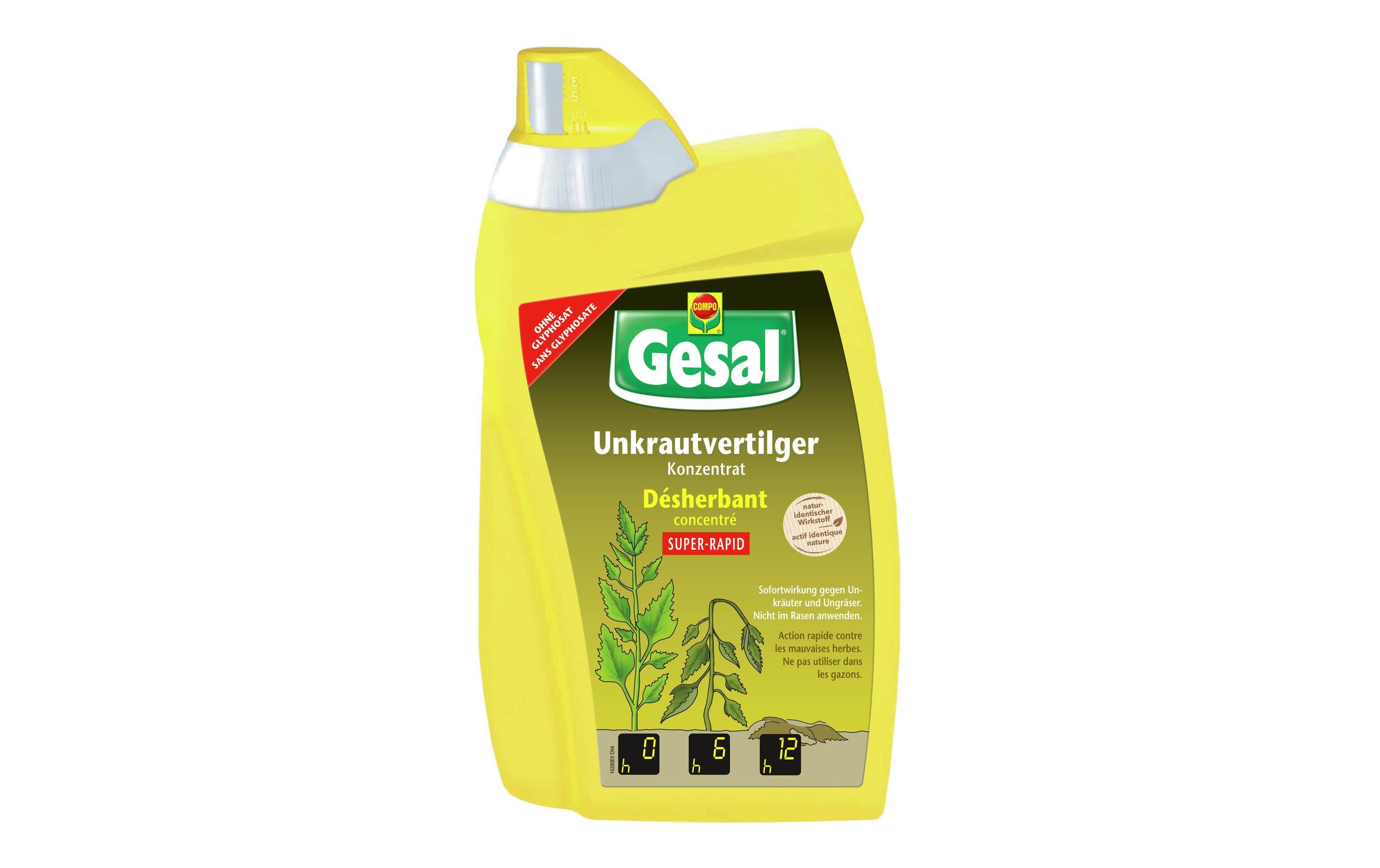Gesal Unkrautvernichter Gesal SUPER-RAPID Konzentrat 800 ml