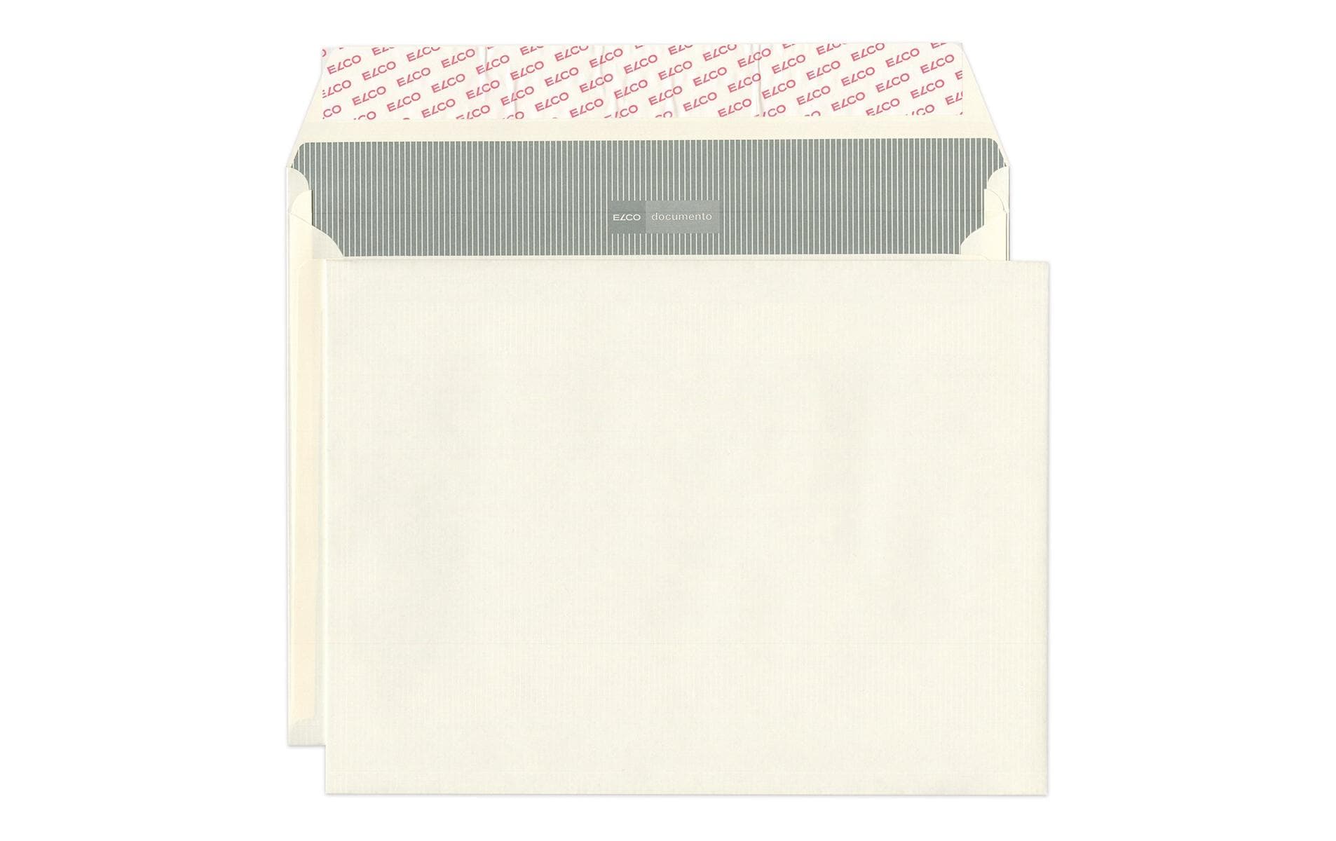 ELCO Couvert Documento C4 Beige ohne Fenster, 200 Stück – Couvert von ELCO