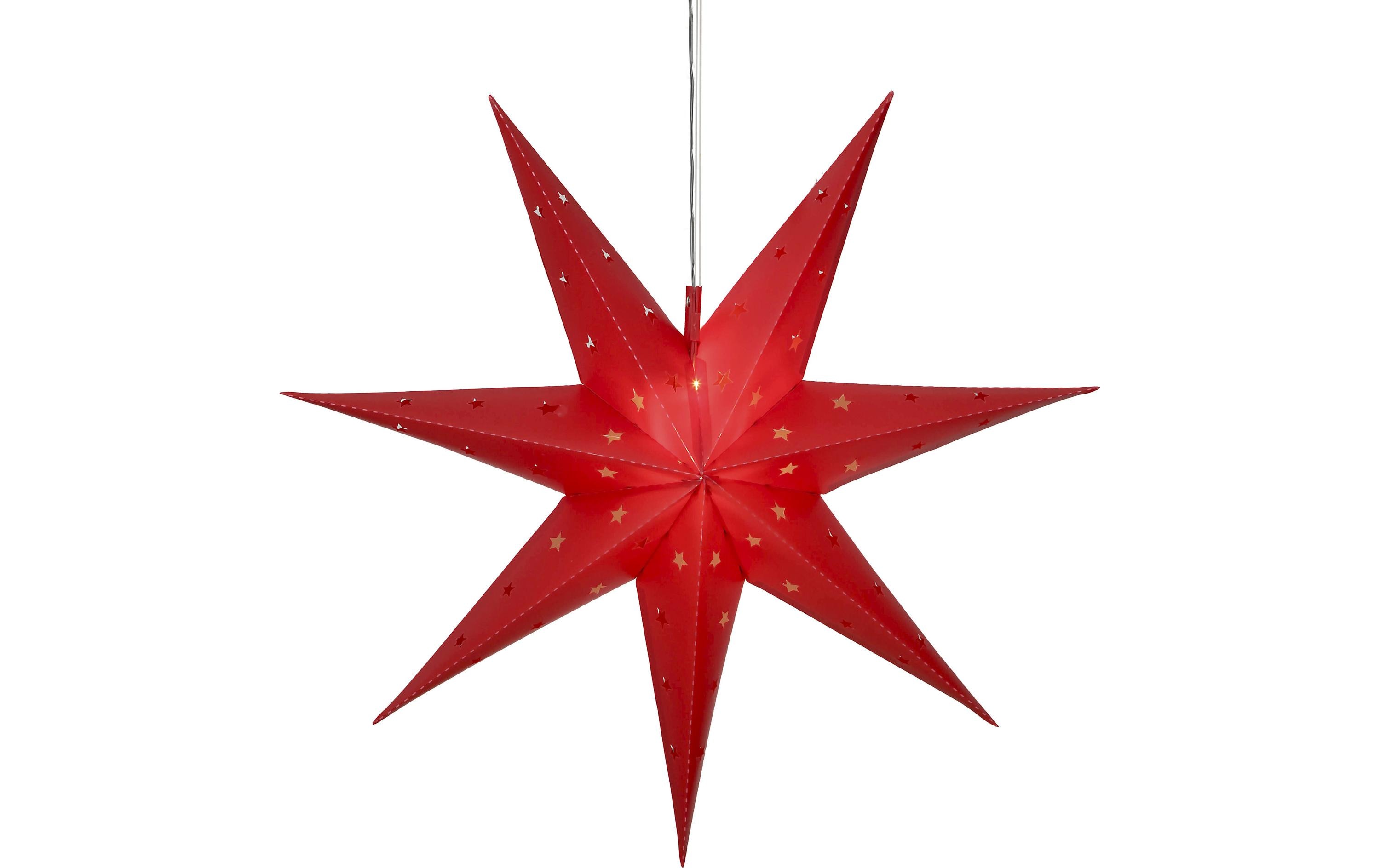 Star Trading Hänger Alice Stern, 60 cm, Rot