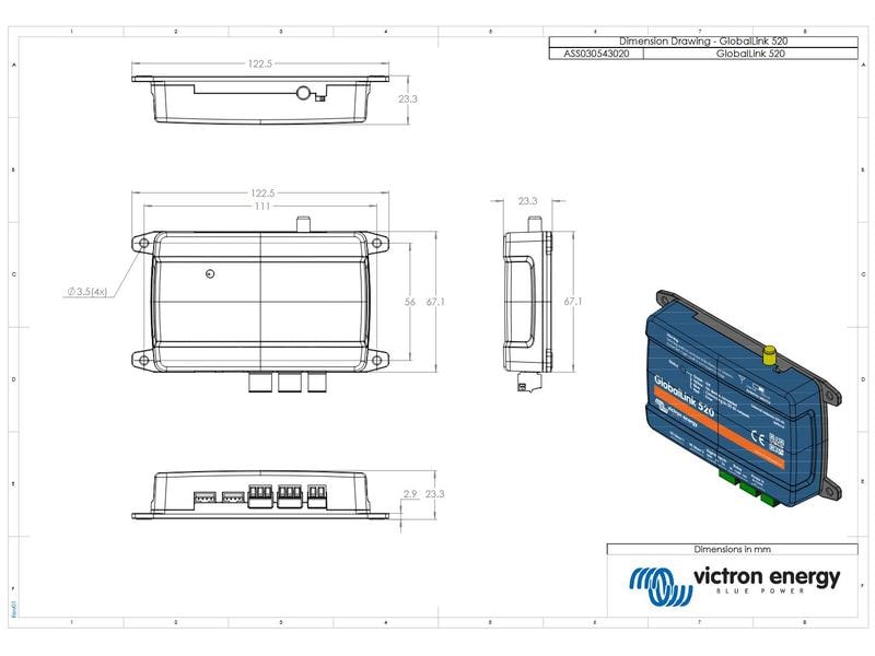 Victron GlobalLink 520 Datensender