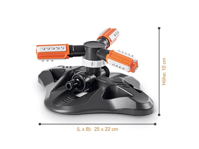 EASYmaxx Gartensprinkler rotierend 2er-Set