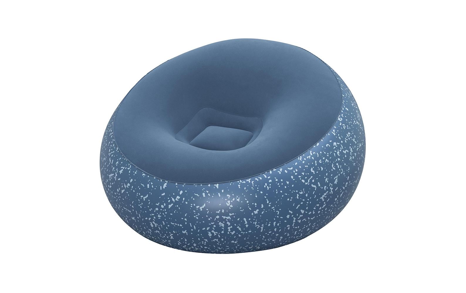 Bestway Aufblasbarer Sessel Inflate Blau, 112 x 112 cm