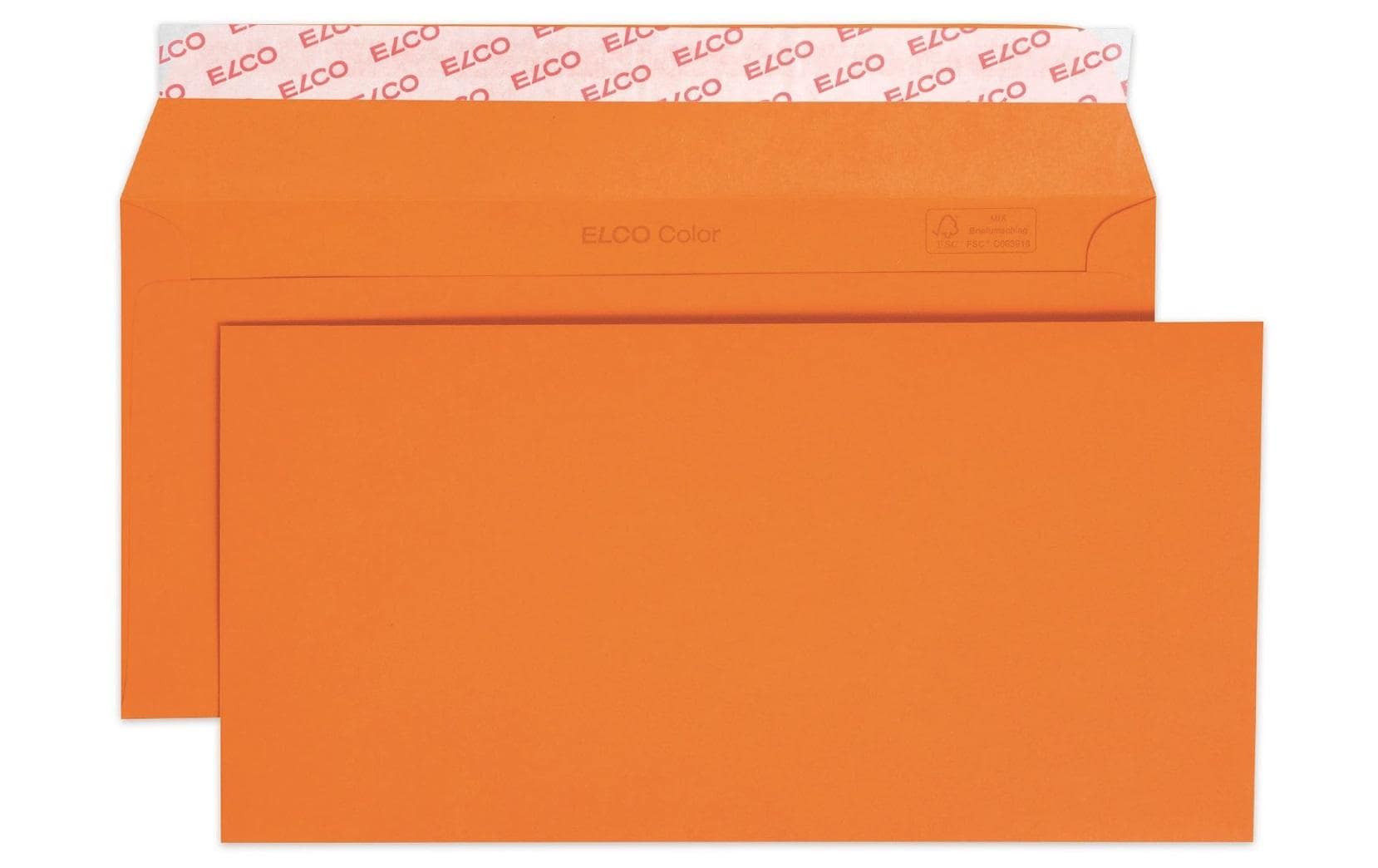 ELCO Couvert Color C5/6, Keine Fenster, 25 Stück, Orange – Couvert von ELCO