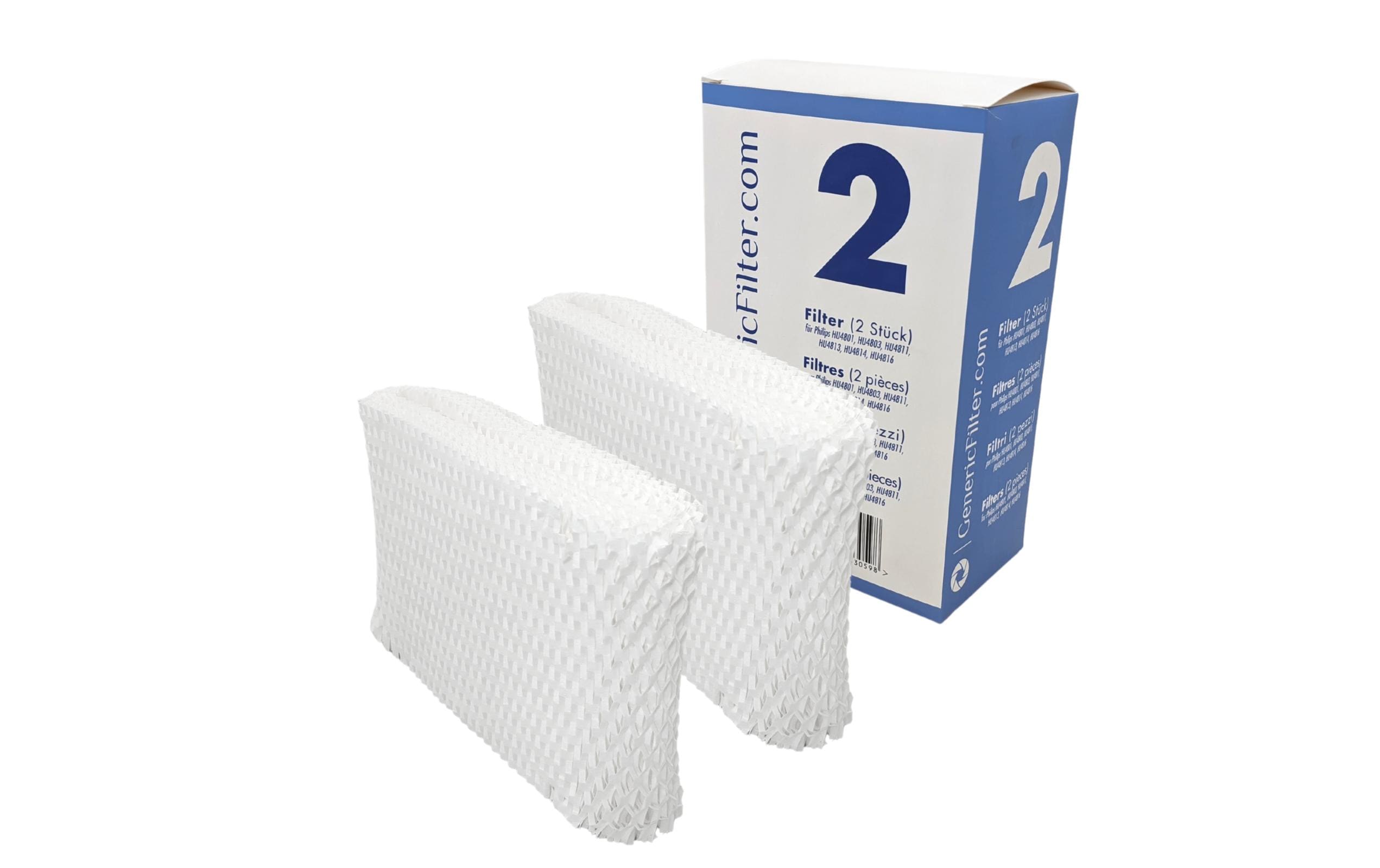 GenericFilter Filtermatte für Philips FY2401 2 Stück