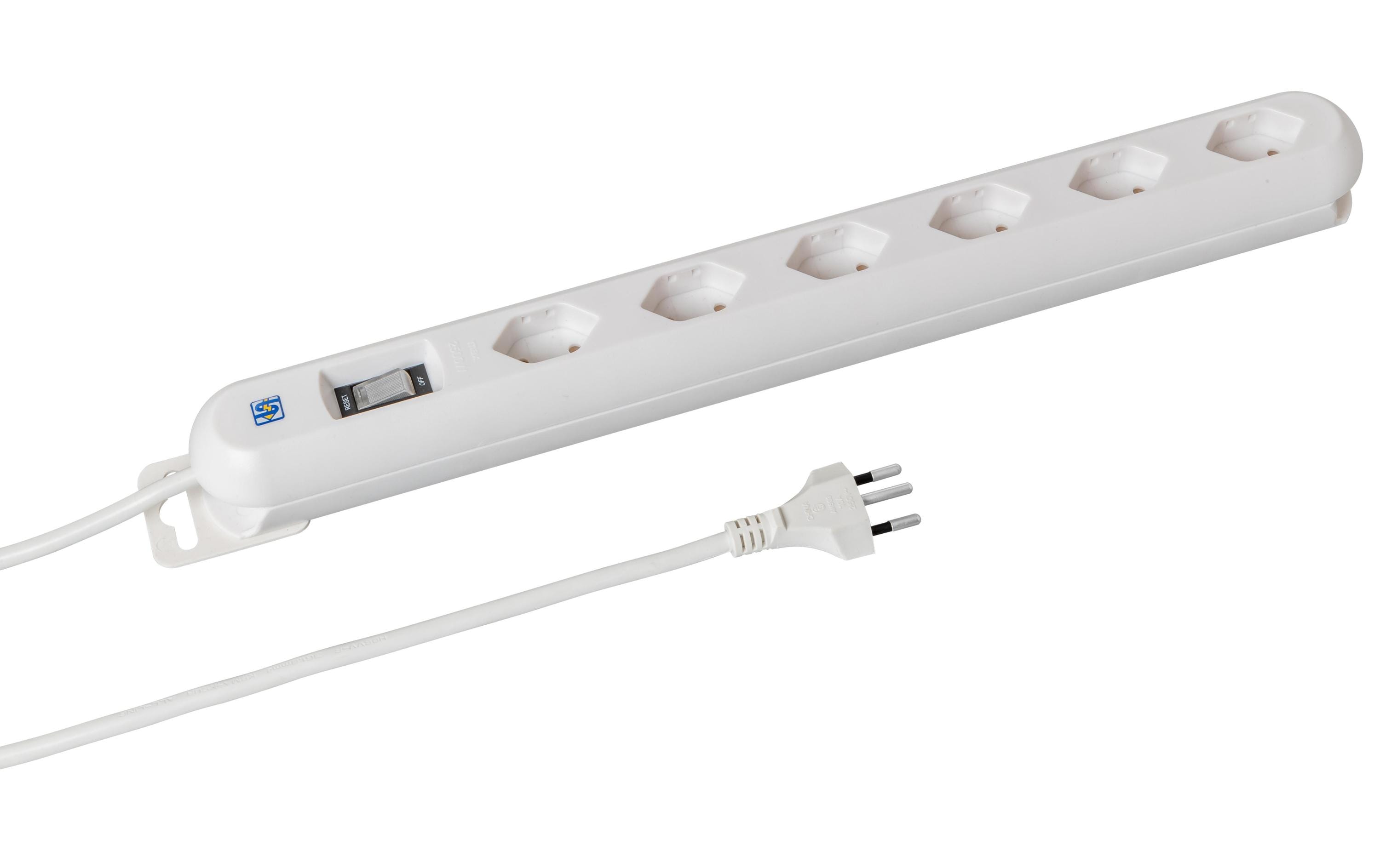 STEFFEN Steckdosenleiste STEBA LINEA PLUS 6 T13 – Steckerleiste von STEFFEN