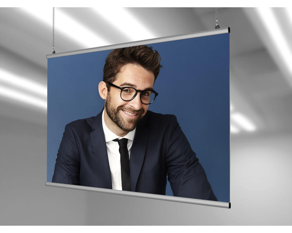 Posterleisten-Set Clip 120 cm