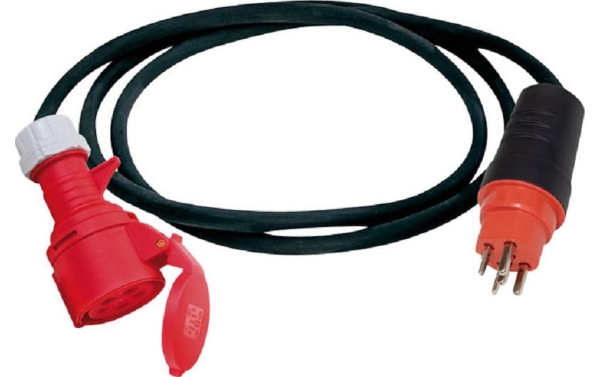 Brennenstuhl Adapterleitung 1.5 m T25 - CEE, Schwarz – CEE-Stecker 16/5 von Brennenstuhl