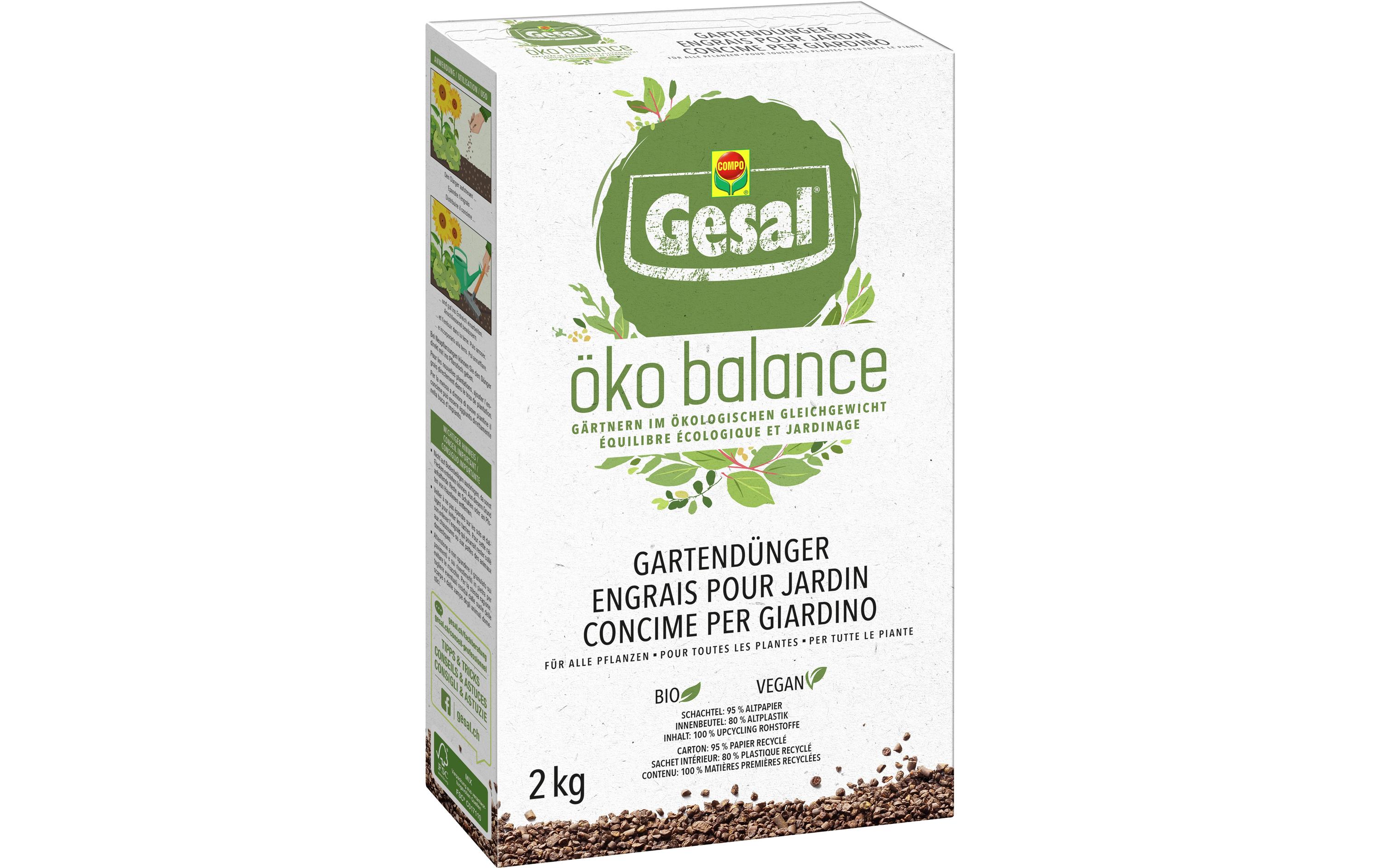 Gesal öko balance Gartendünger 2 kg