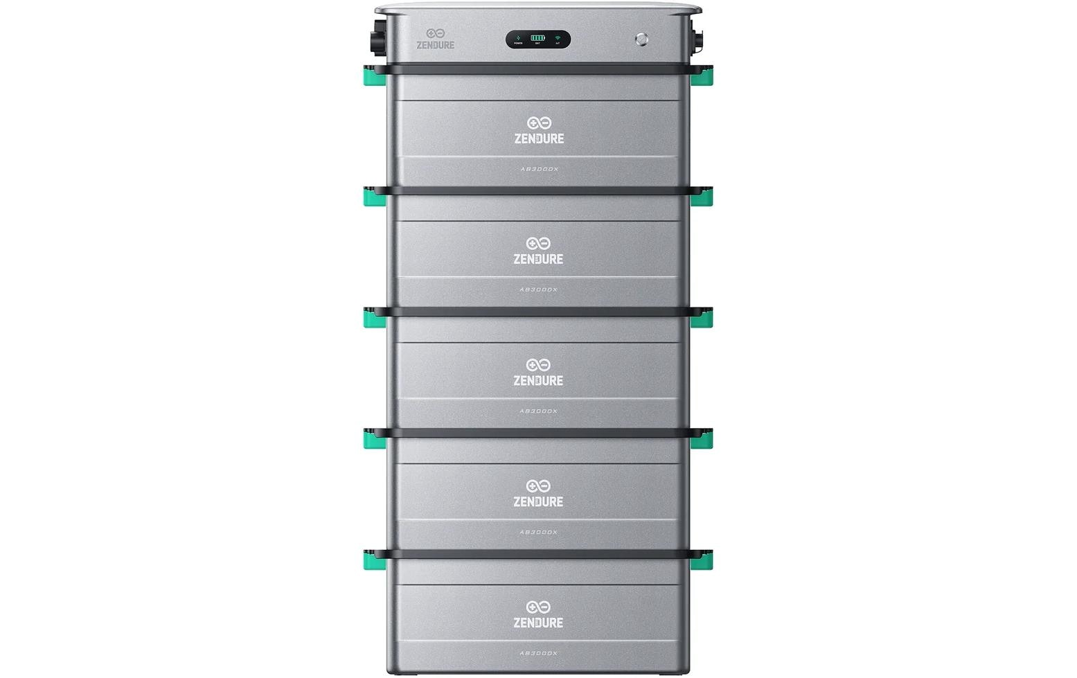 Zendure Kit SolarFlow 2400 AC 14.40 kWh mit 5x Erw. Batterie AB3000X