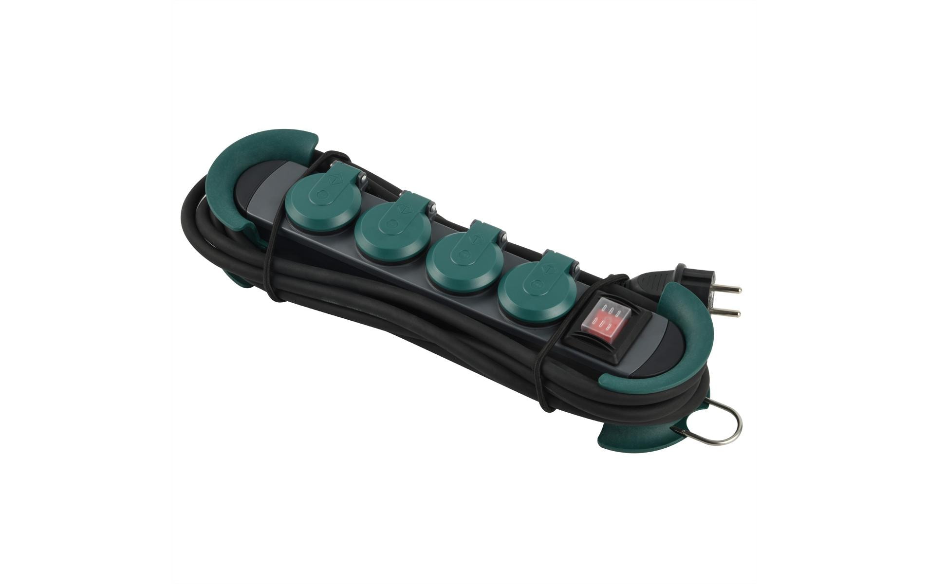 Bachmann Steckdosenleiste HOOK Outdoor 4xCEE7/3 4.0m CEE7/7 IP44