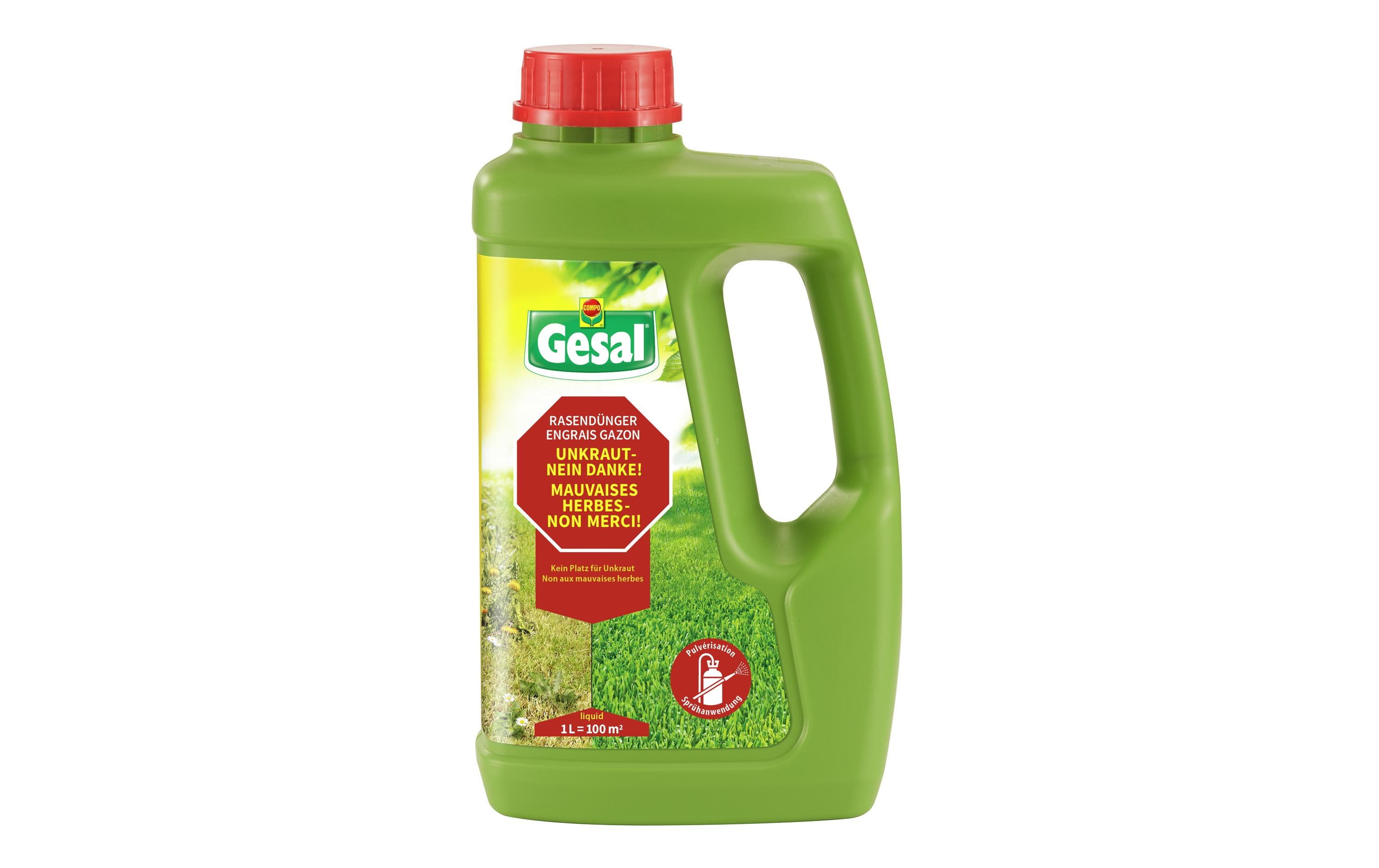 Gesal Gesal Rasendünger Unkraut – Nein danke! 1 L 1 l