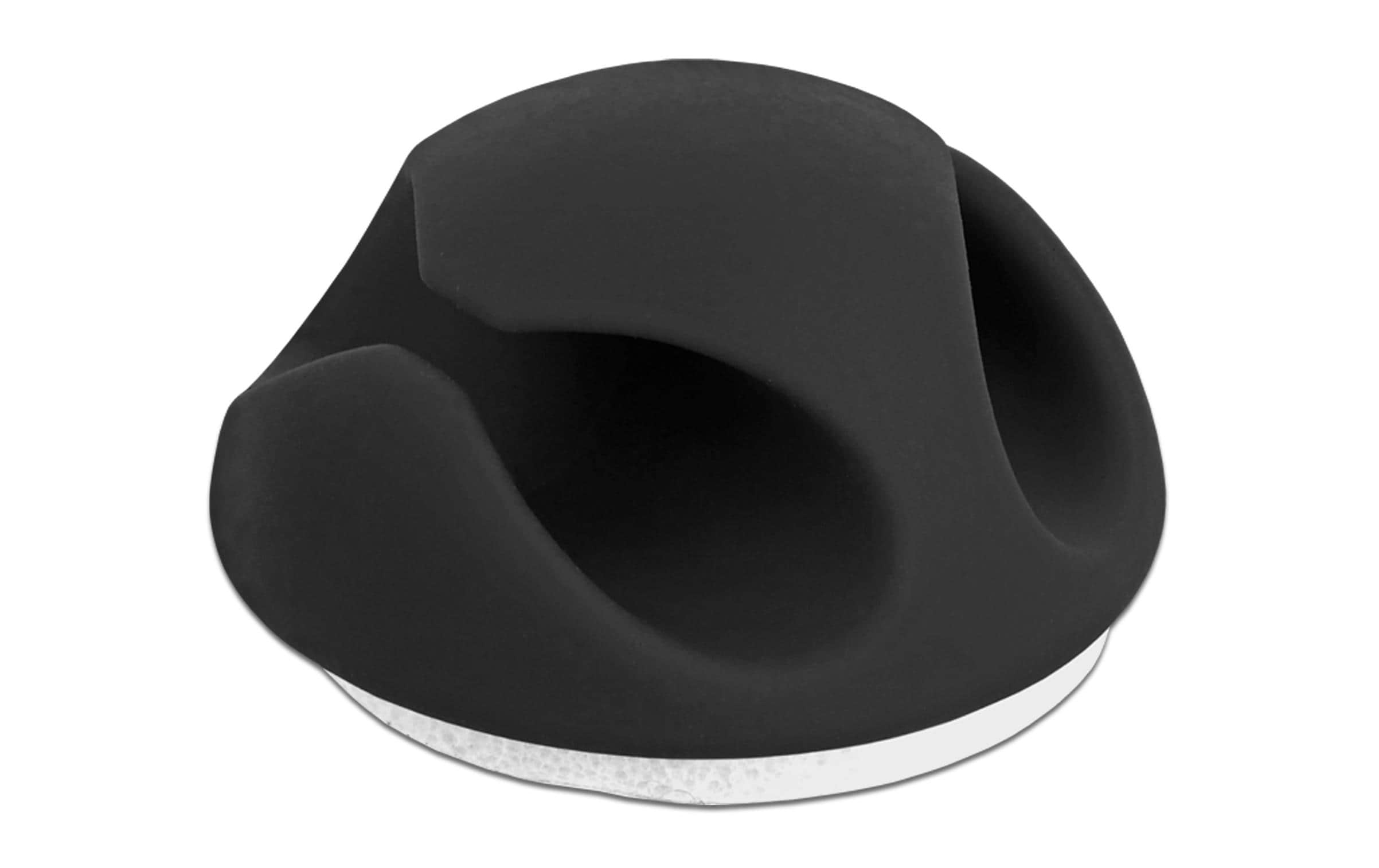 Delock Kabelhalter 20mm, für 2 Kabel, selbstklebend 10 Stück – Kabelhalter von Delock