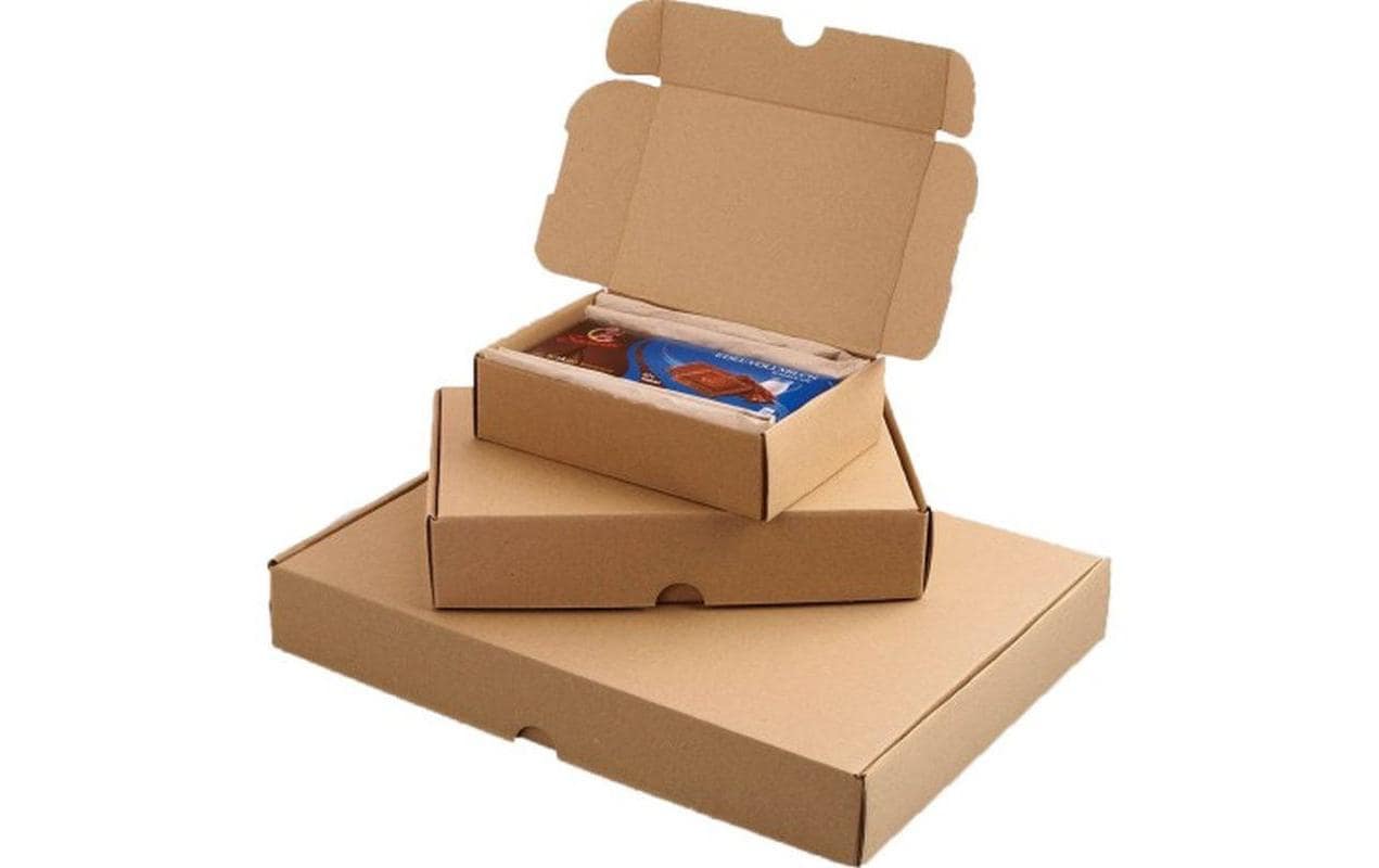 Büromaterial Versandkarton 22.5 x 15.5 x 4.5 cm, 25 Stück – Versandkarton von Büromaterial