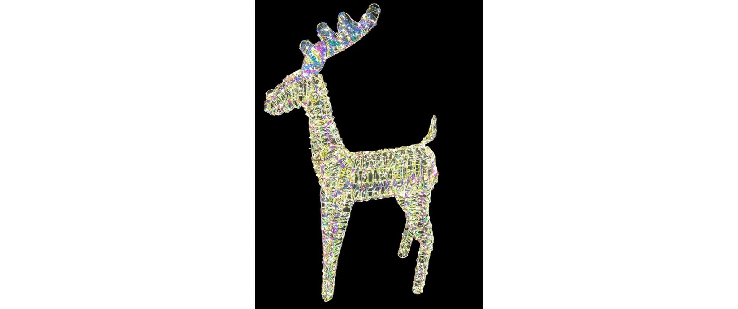 Dameco LED Rentier Candy Outdoor aus Metall mit 960 Micro LED