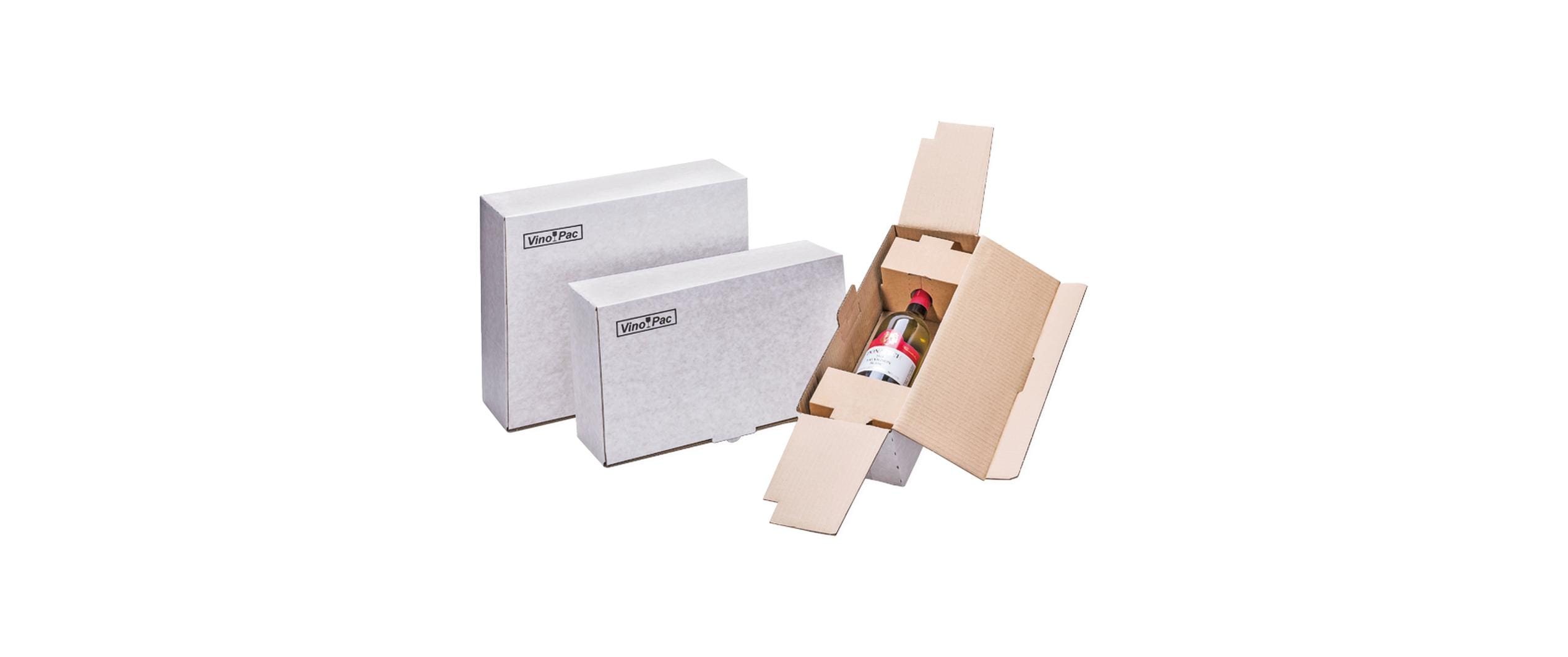 Brieger Versandkarton VinoPac 33.2 x 11.3 x 9.3 cm, 1 Stück – Versandkarton von Brieger