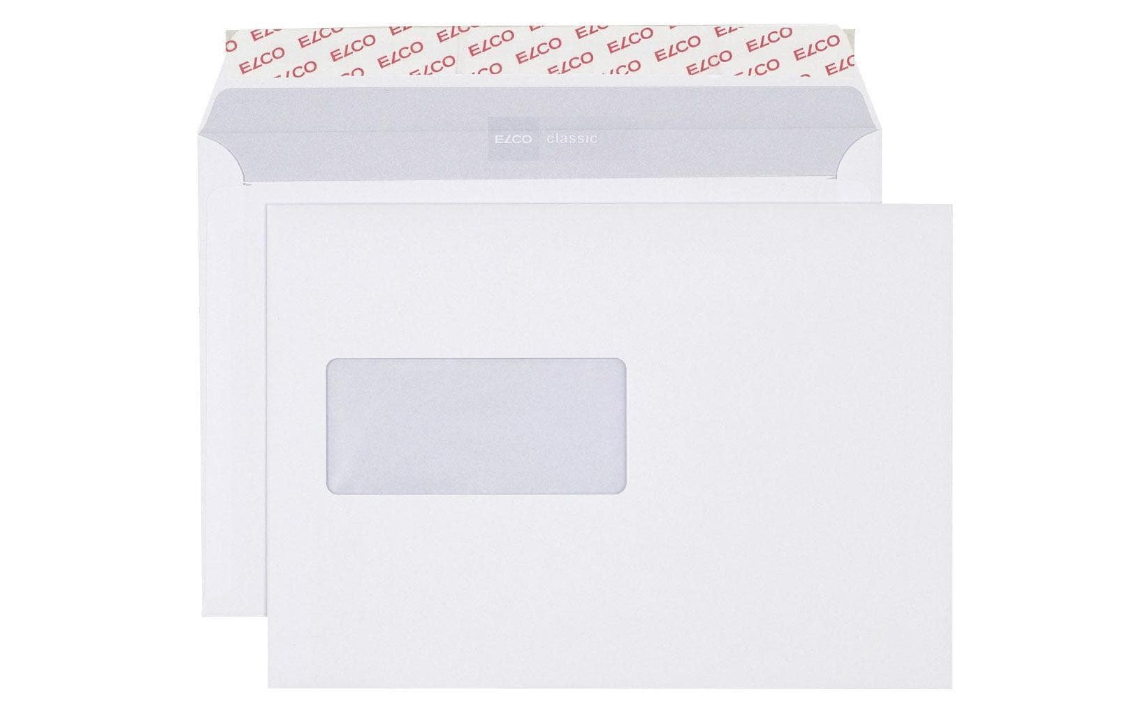 ELCO Couvert Classic C5 mit Fenster links, 500 Stück – Couvert von ELCO