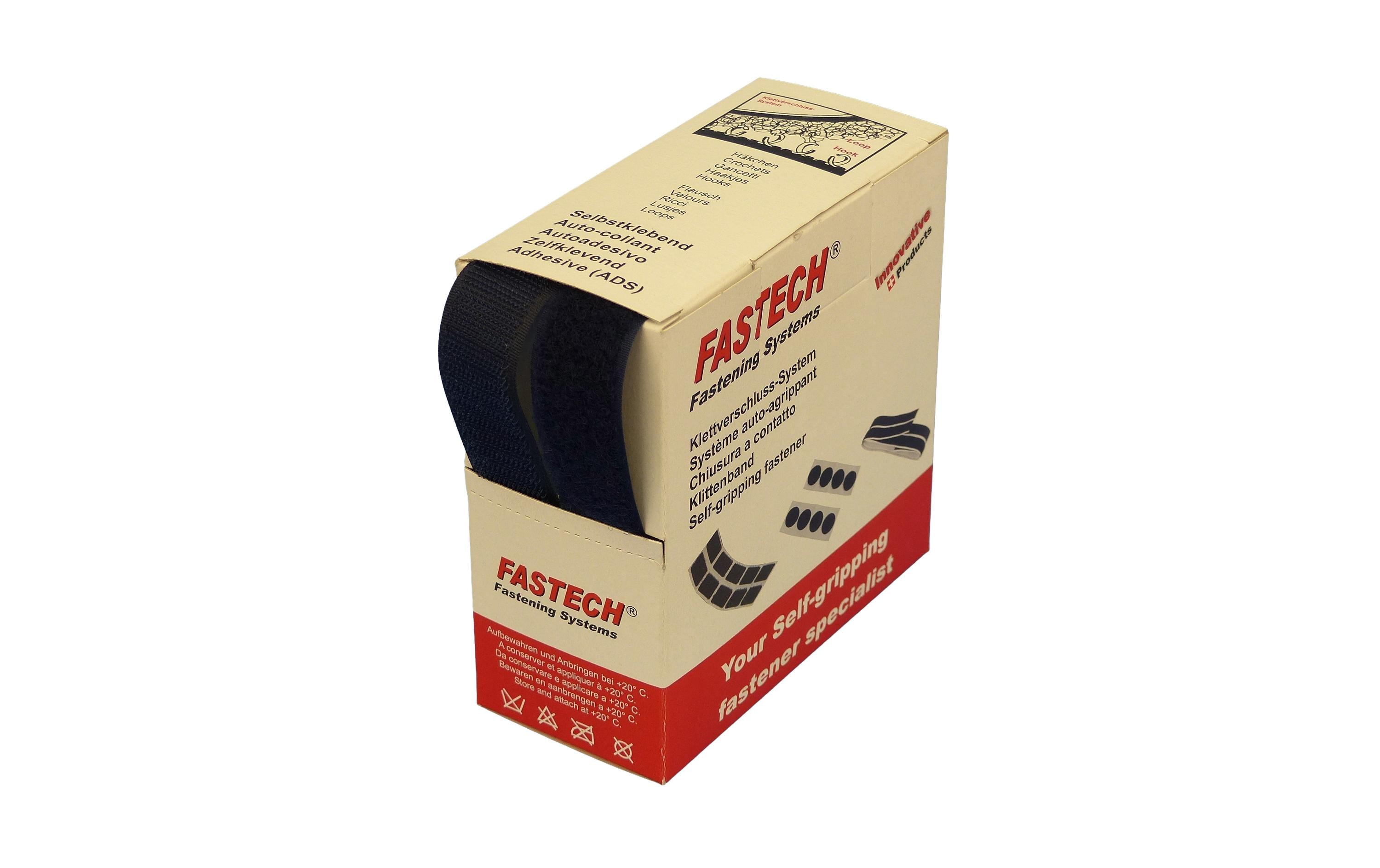 FASTECH Klettband-Box Navy Blau – Klettband von FASTECH