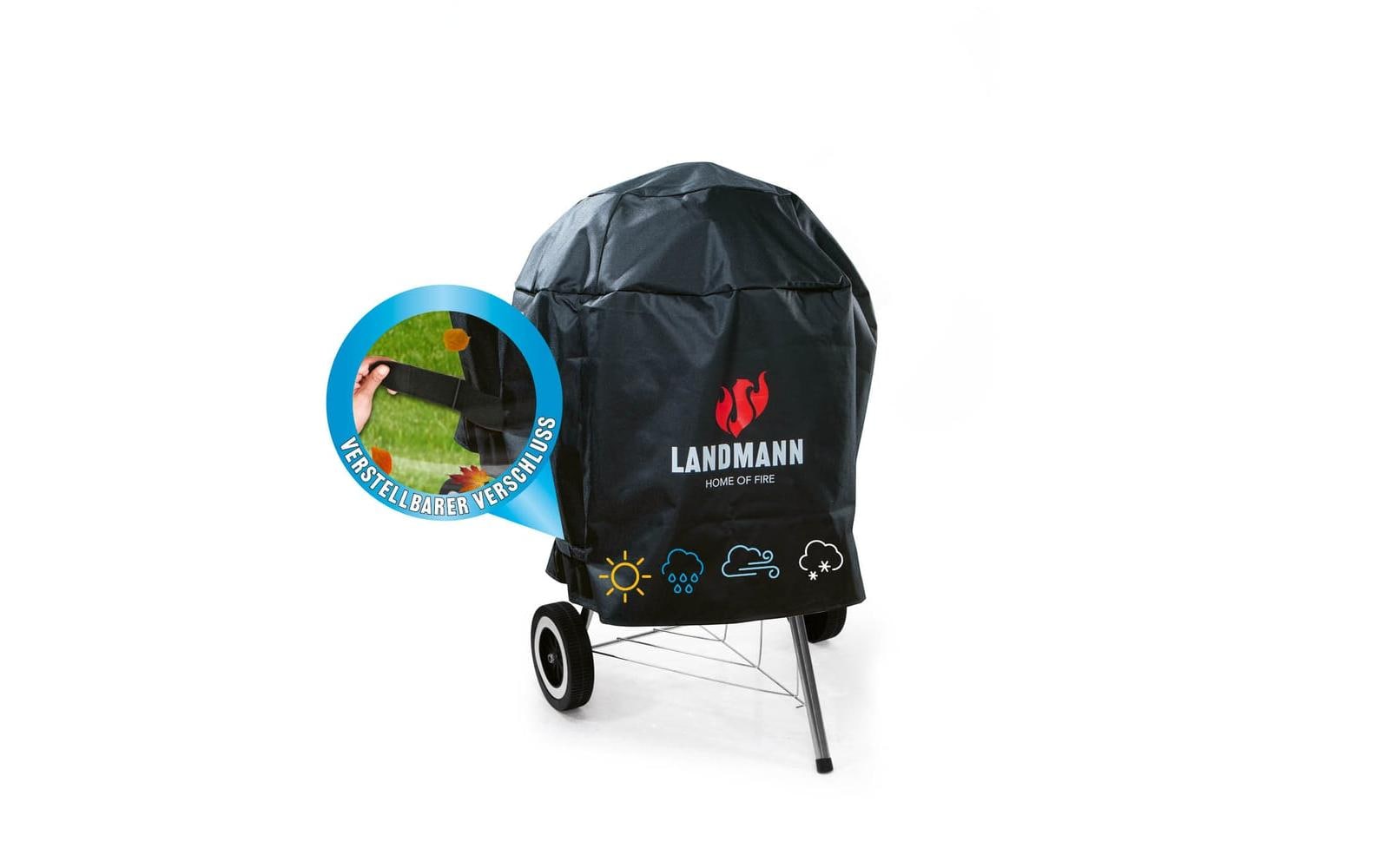 Landmann Abdeckhaube Premium 90 x 70 x 70 cm – Schwarz