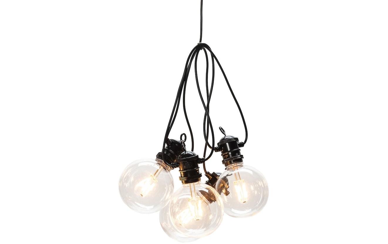 Konstsmide Lichterkette Basis-Set 2394, 10 LEDs, Transparent – Lichterkette von Konstsmide