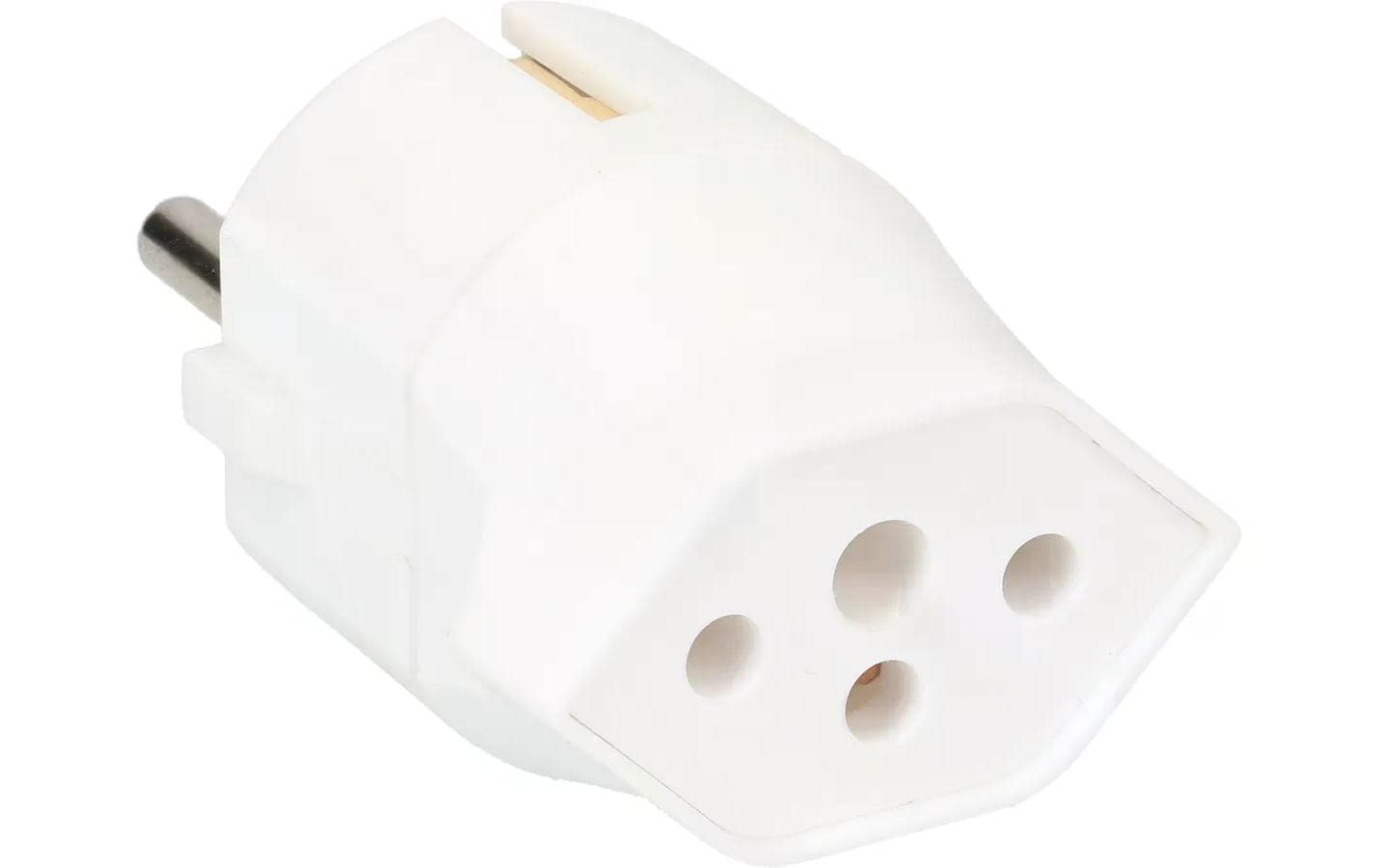 Max Hauri Fixadapter Schuko auf T13, Weiss – Fixadapter von Max Hauri