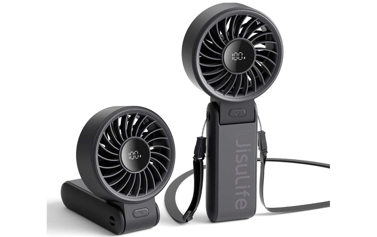 Jisulife Handventilator Fan 7 Schwarz