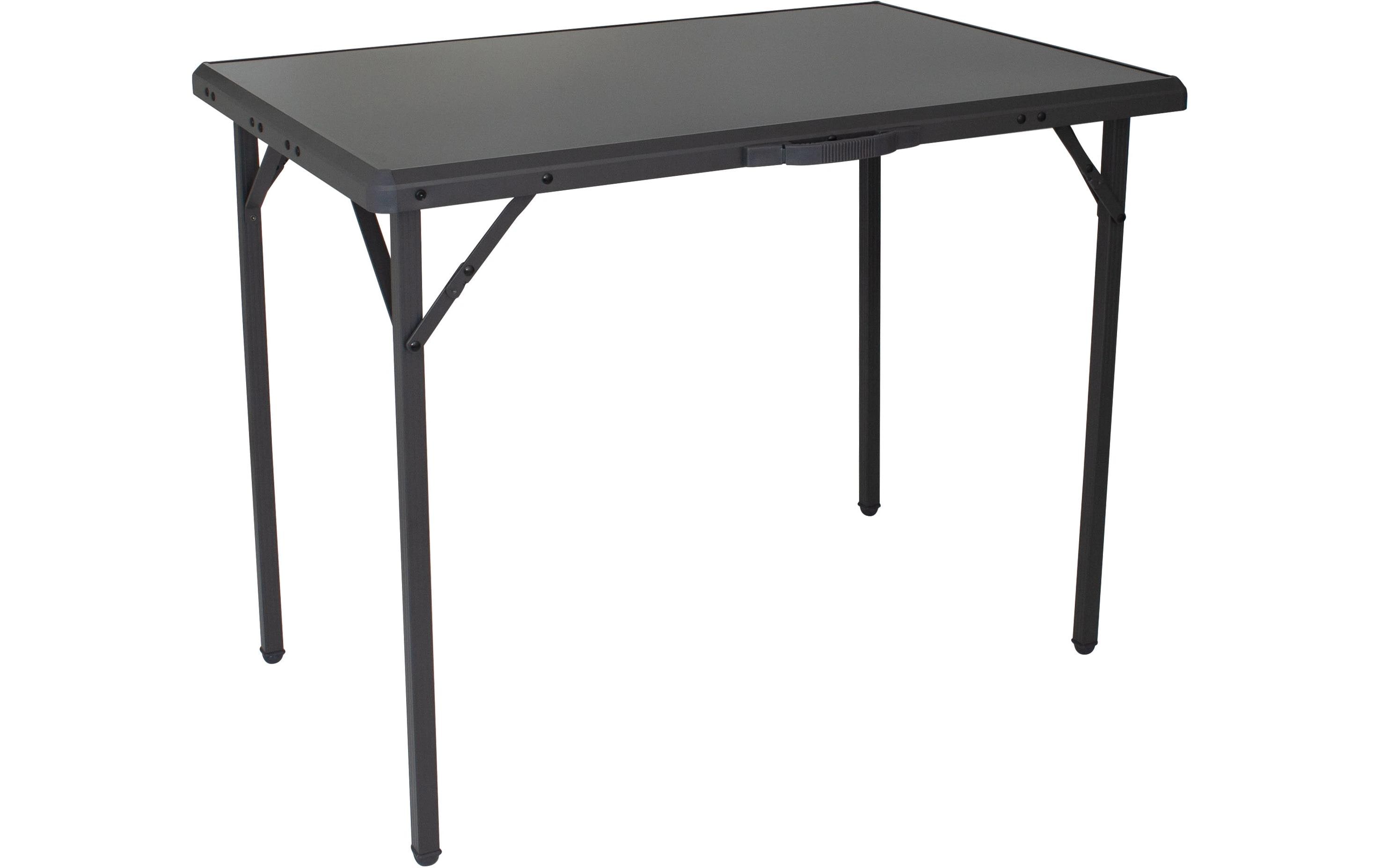 Alu-Klapptisch Rouen – Eurotrail Campingtisch 90 × 60 cm, Platte aus Aluminium-Lamellen