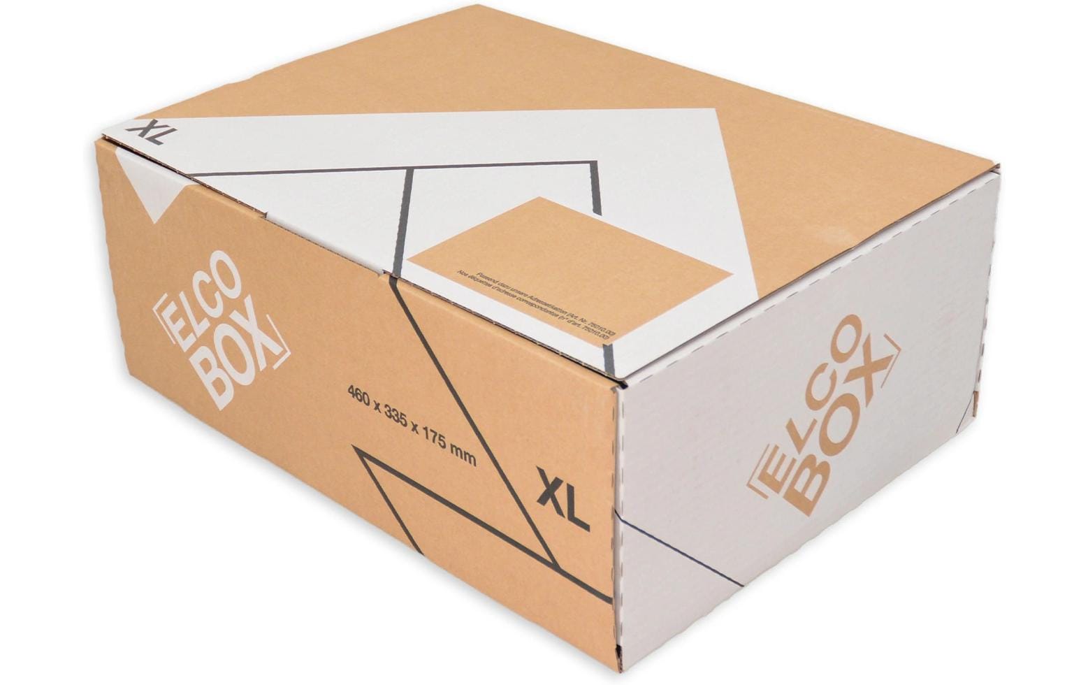 ELCO Versandkarton XL 460 x 335 x 175 mm, 1 Stück – Versandkarton von ELCO