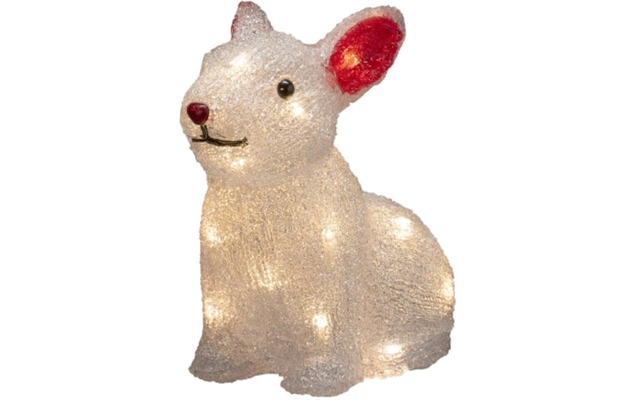 Konstsmide LED-Figur Acryl Kaninchen, 22 cm