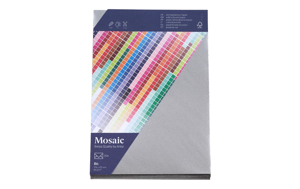 Artoz Couvert Mosaic B6, 20 Stück, Silber – Couvert von Artoz