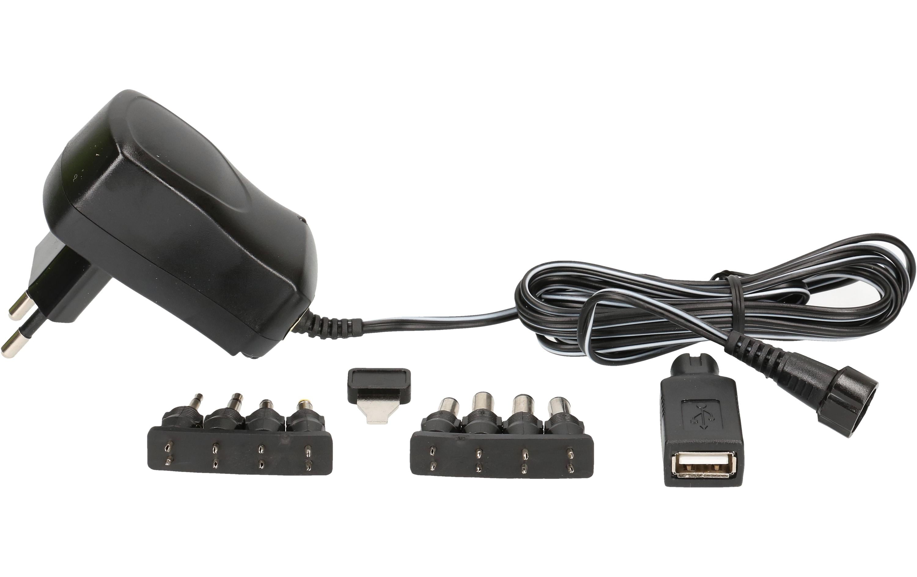 Max Hauri Steckernetzteil Universal 10 W, 3 - 12 V, 600 mA – Steckernetzteil von Max Hauri