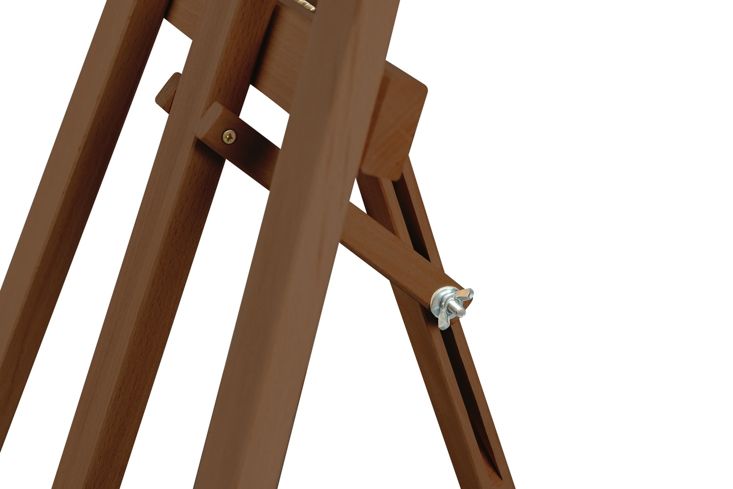 Staffelei aus Holz - braun