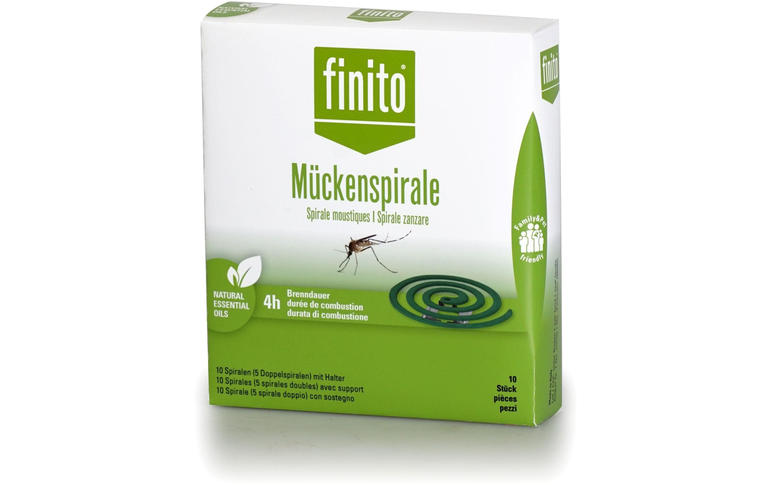 finito green Mückenspirale mit Halter