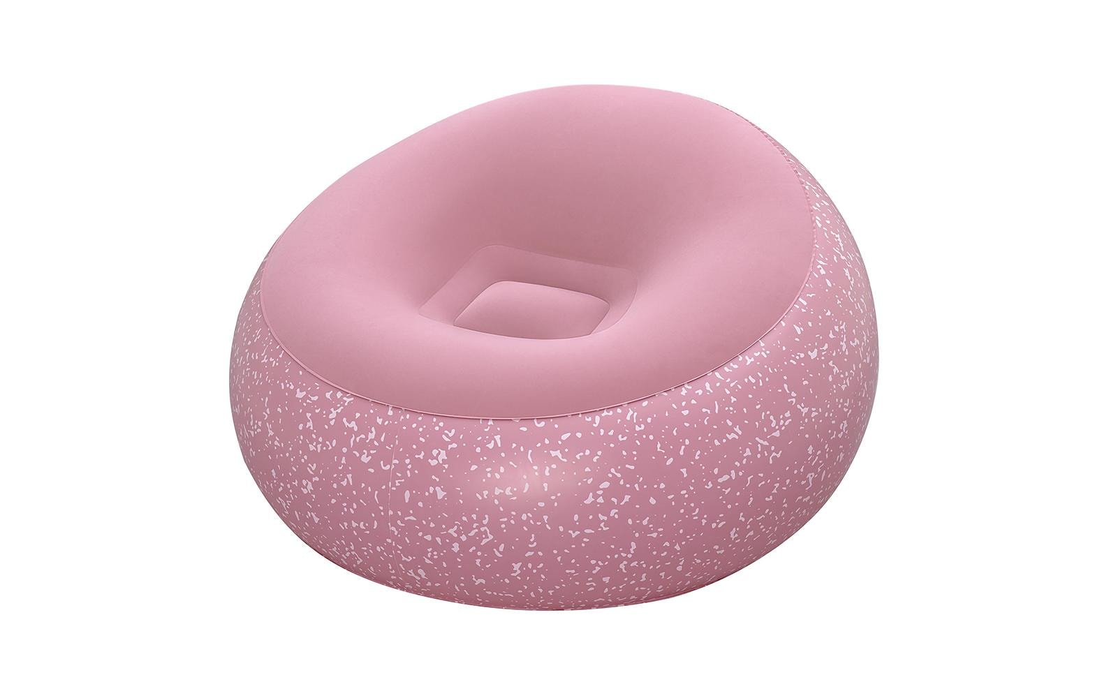 Bestway Aufblasbarer Sessel Inflate Rosa, 112 x 112 cm
