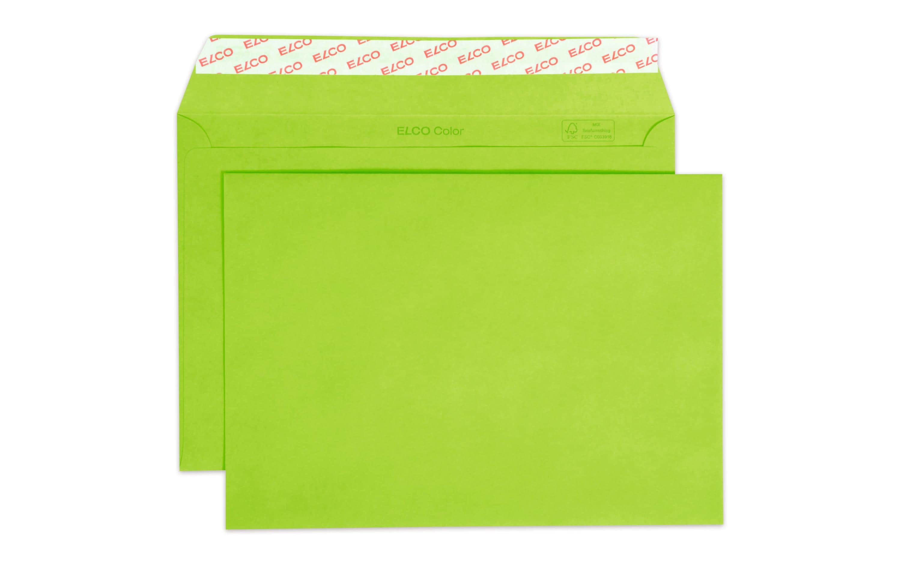 ELCO Couvert Color C5, Grün, 250 Stück – Couvert von ELCO