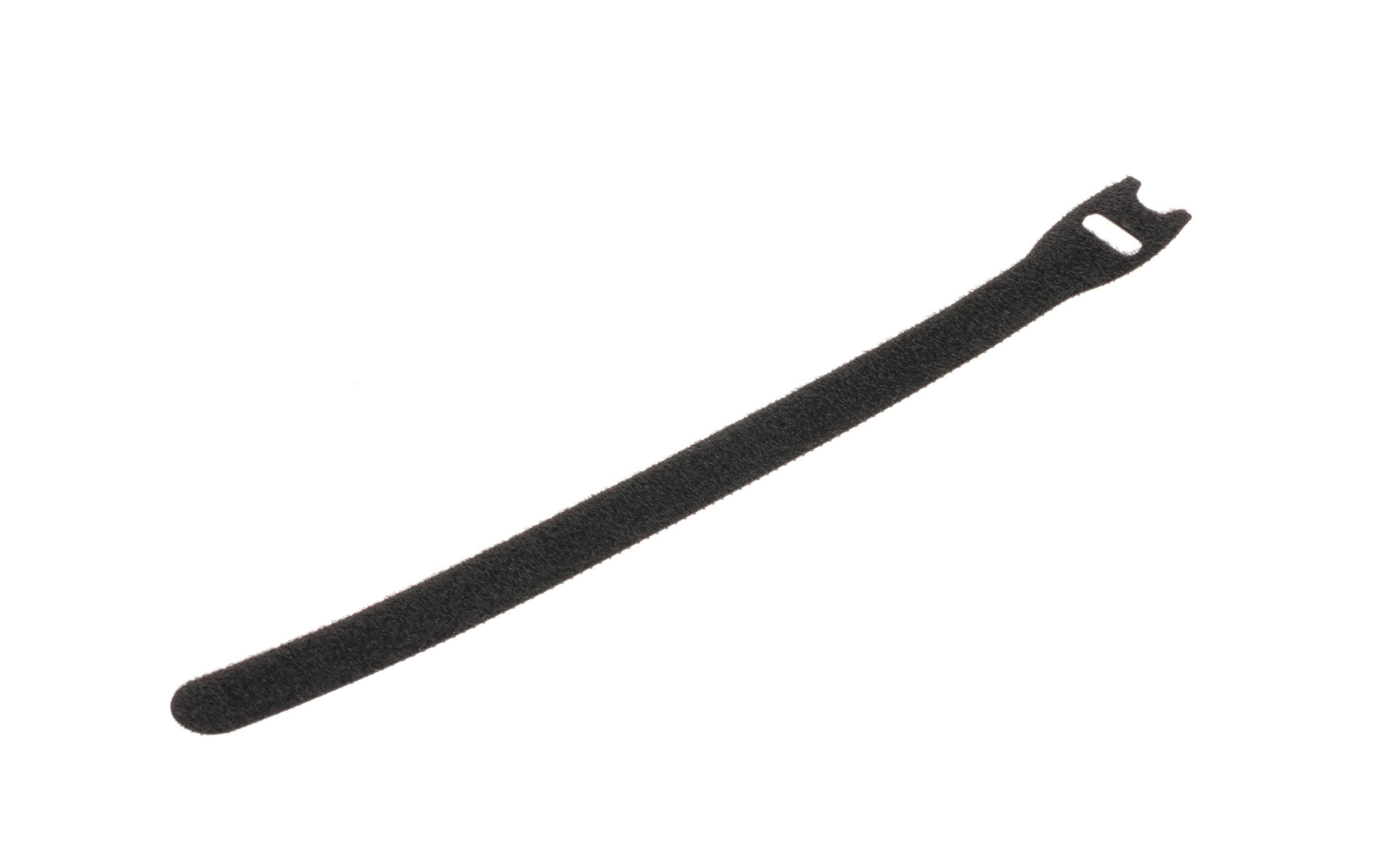 FASTECH Klettkabelbinder ETK-1-2 13 x 200 mm Schwarz, 10 Stück – Klettkabelbinder von FASTECH