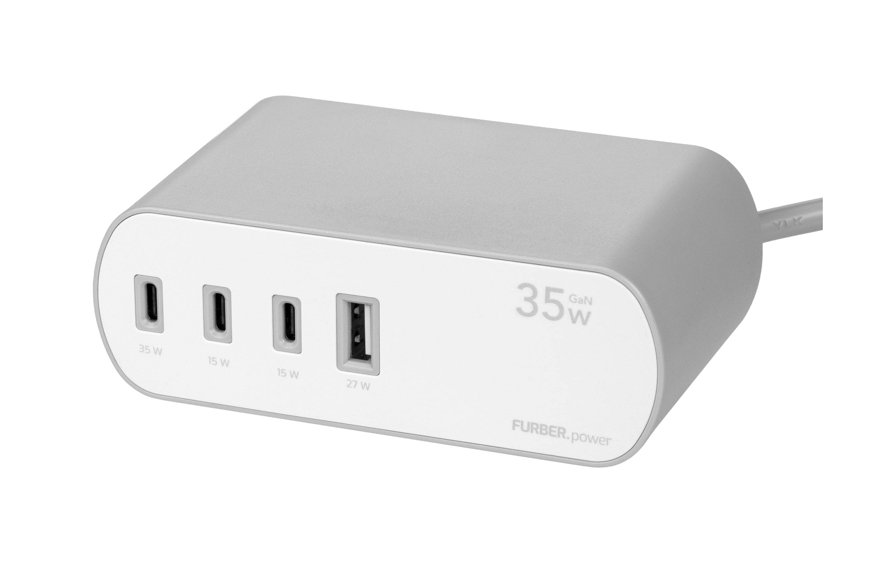 FURBER.power Tischsteckdosenleiste DOKK, 35 W – Tischsteckdosenleiste von FURBER.power