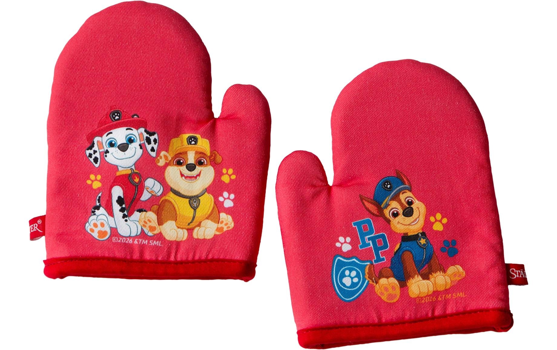 Städter Backofenhandschuhe Paw Patrol 17 x 13 cm, 2 Stück, Rot