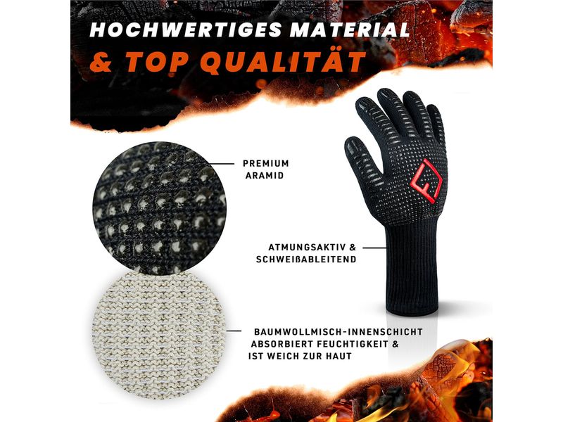 Flipline Grillhandschuhe M