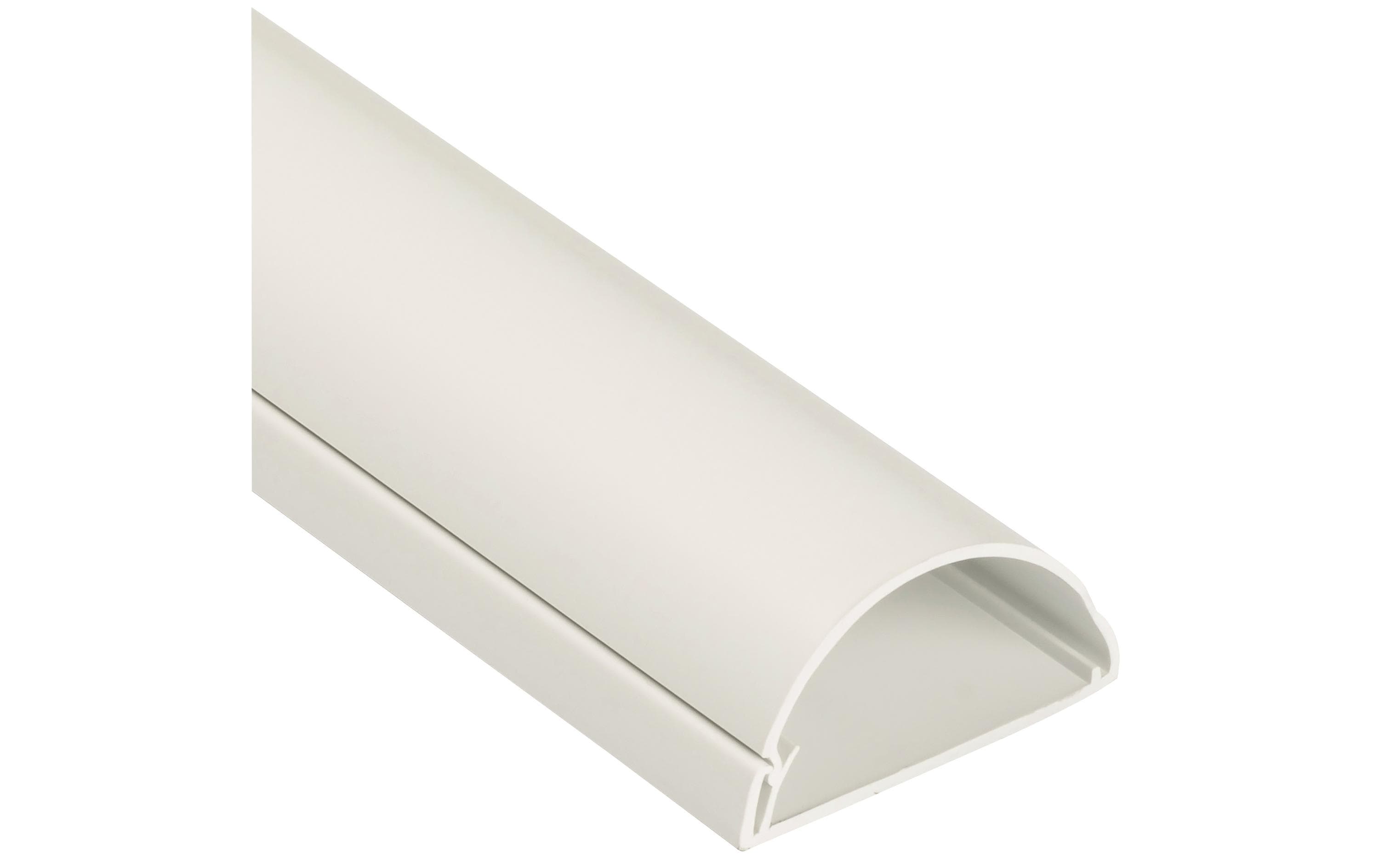 STEFFEN Kabelkanal D-Line 50 x 25 mm, 1 m, Weiss – Kabelkanal von STEFFEN