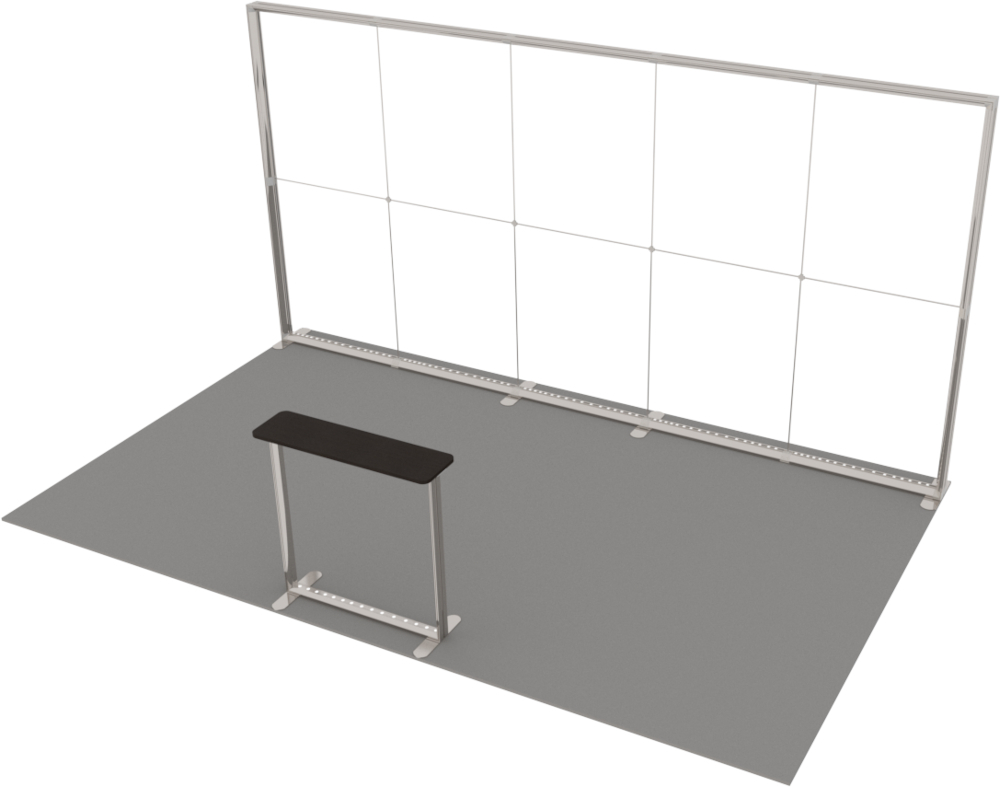 LUMIX Messestand 15 m² Halbinselstand Anwendung auf internationaler Messe